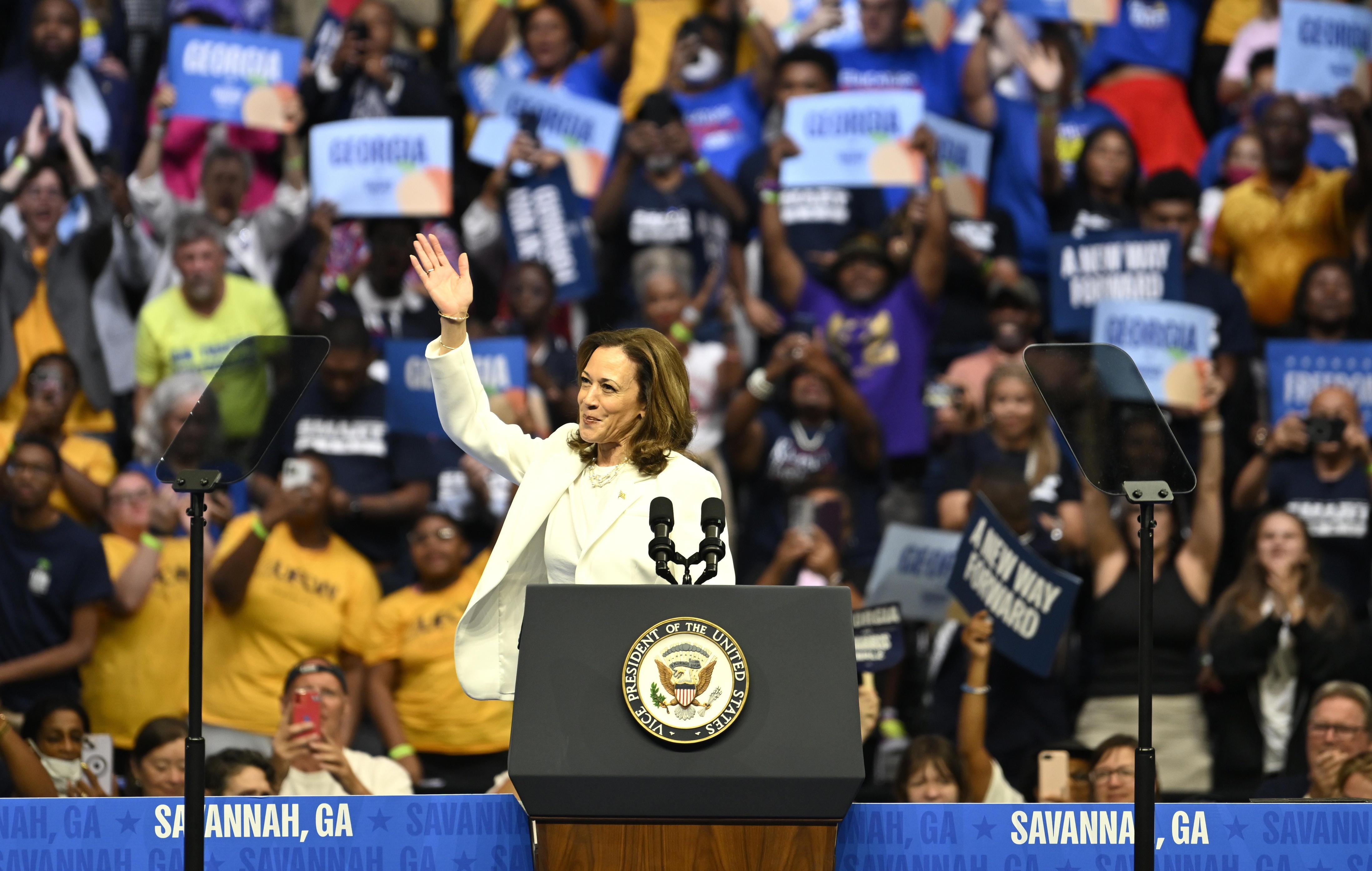 (Symbolbild) "Ich bin die beste Person für den Job", sagte Kamala Harris in ihrem ersten TV-Interview als Präsidentschaftskandidatin der Demokraten 