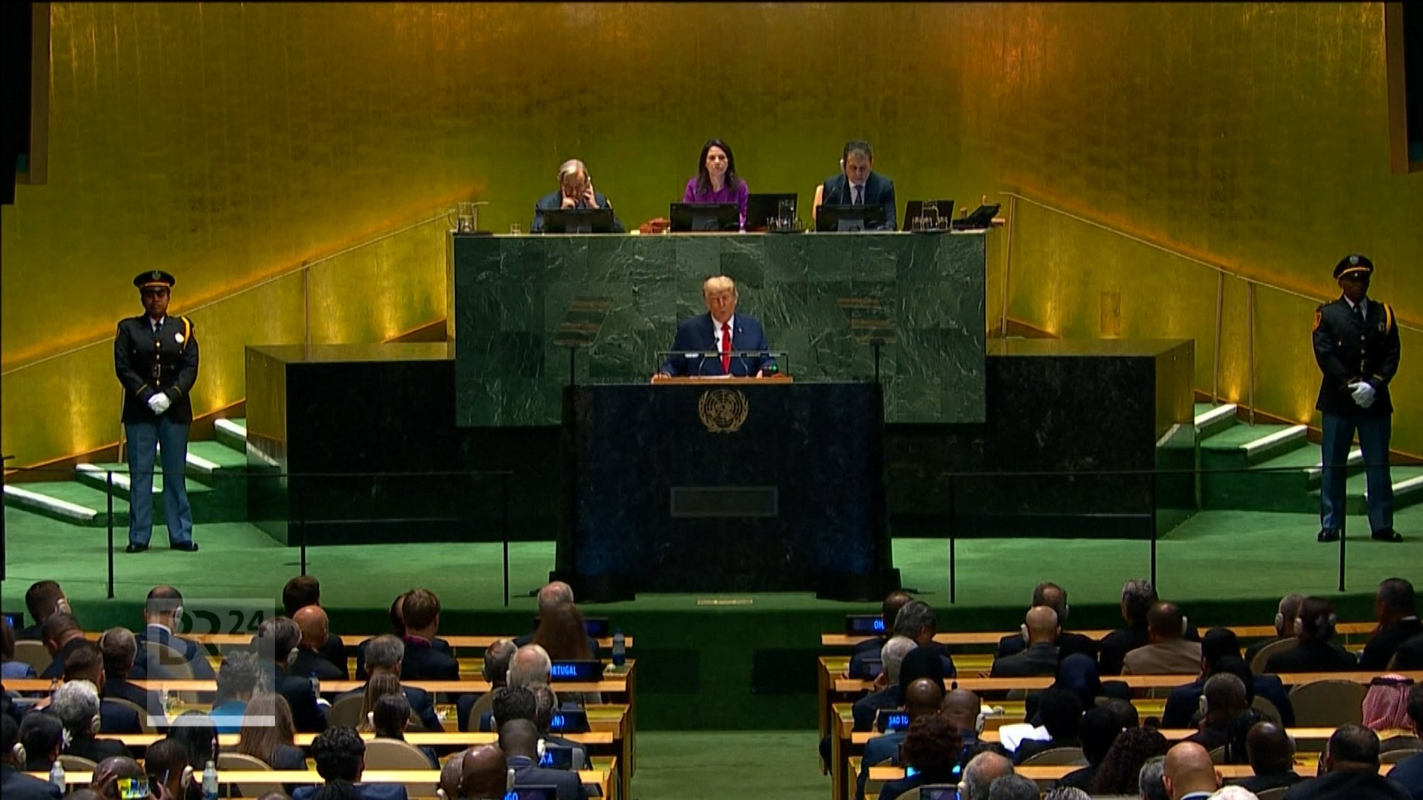 US-Präsident Donald Trump bei der UN-Vollversammlung in New York.