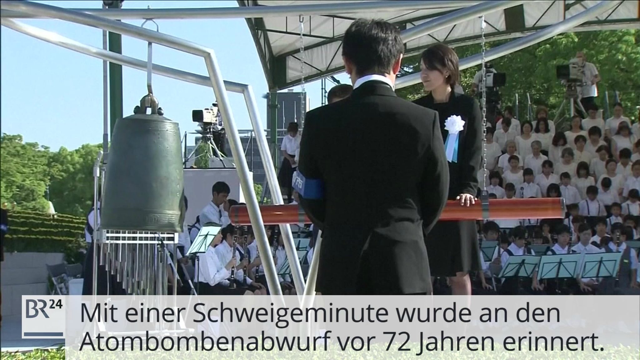 Hiroshima: Gedenken an Atombombenabwurf vor 72 Jahren