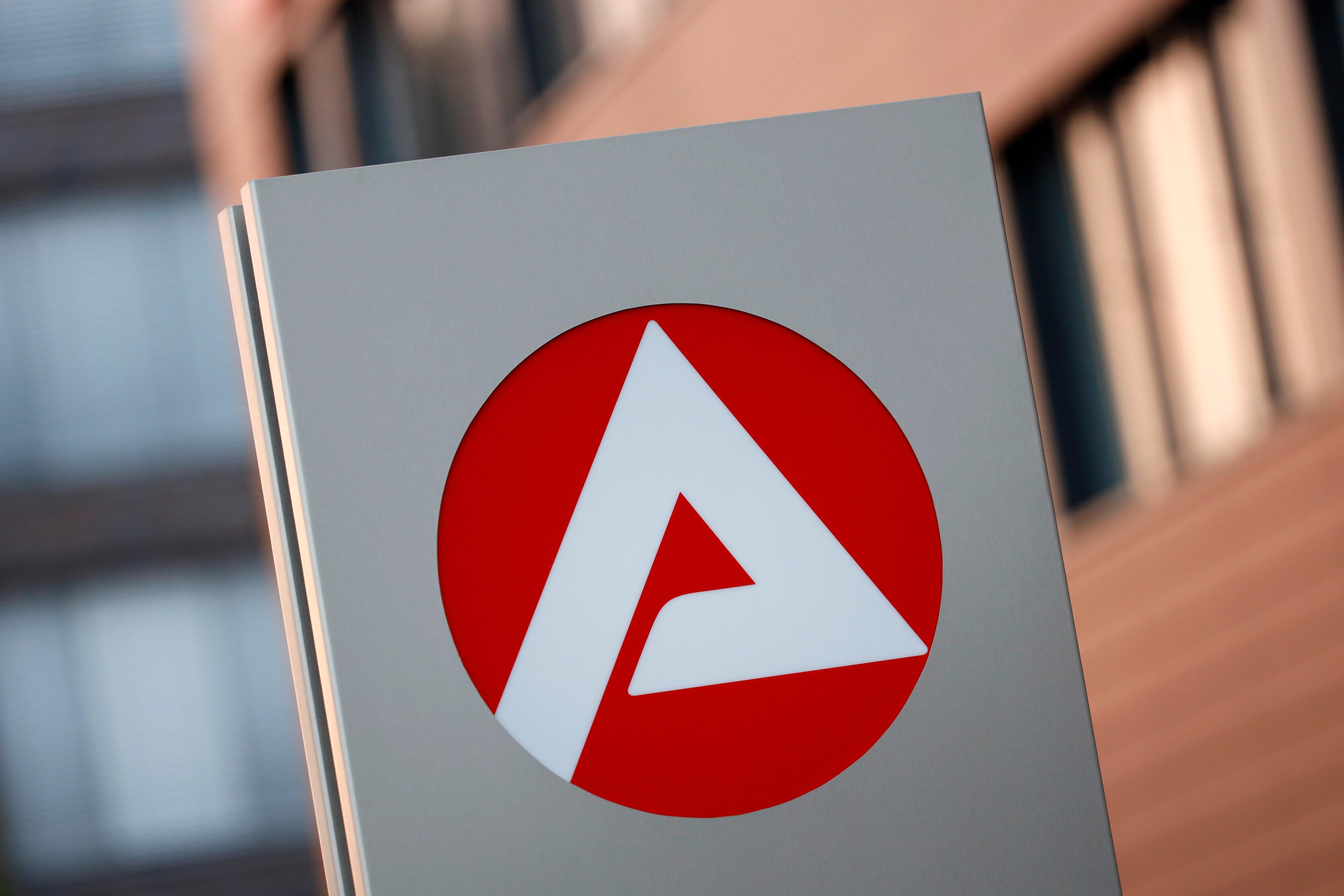 Ein Logo der Agentur für Arbeit.