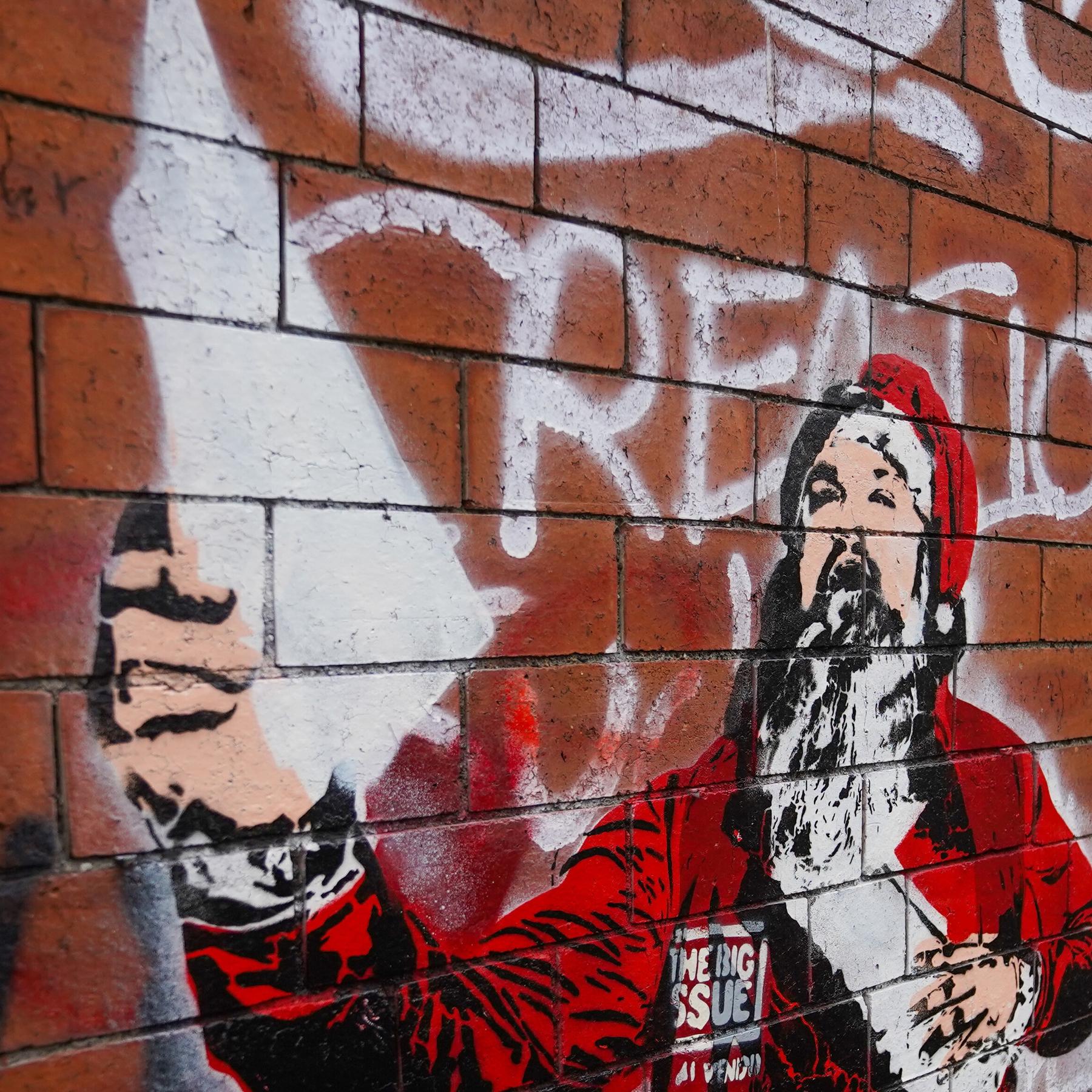 Weihnachtsgrüße von Street-Artist Banksy?