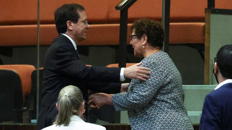 Bei der Staatspräsidentenwahl in Israel setzte sich Izchak Herzog gegen Miriam Peretz durch.