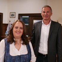 Mit Ricarda Lang und Georg Mascolo | Bild: A.H. Schroll