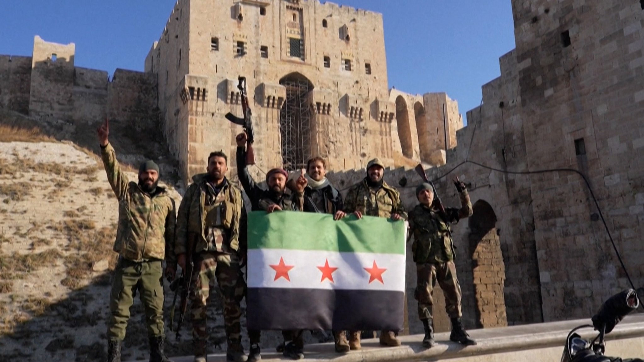 Im Video: Islamistische Rebellen in Aleppo