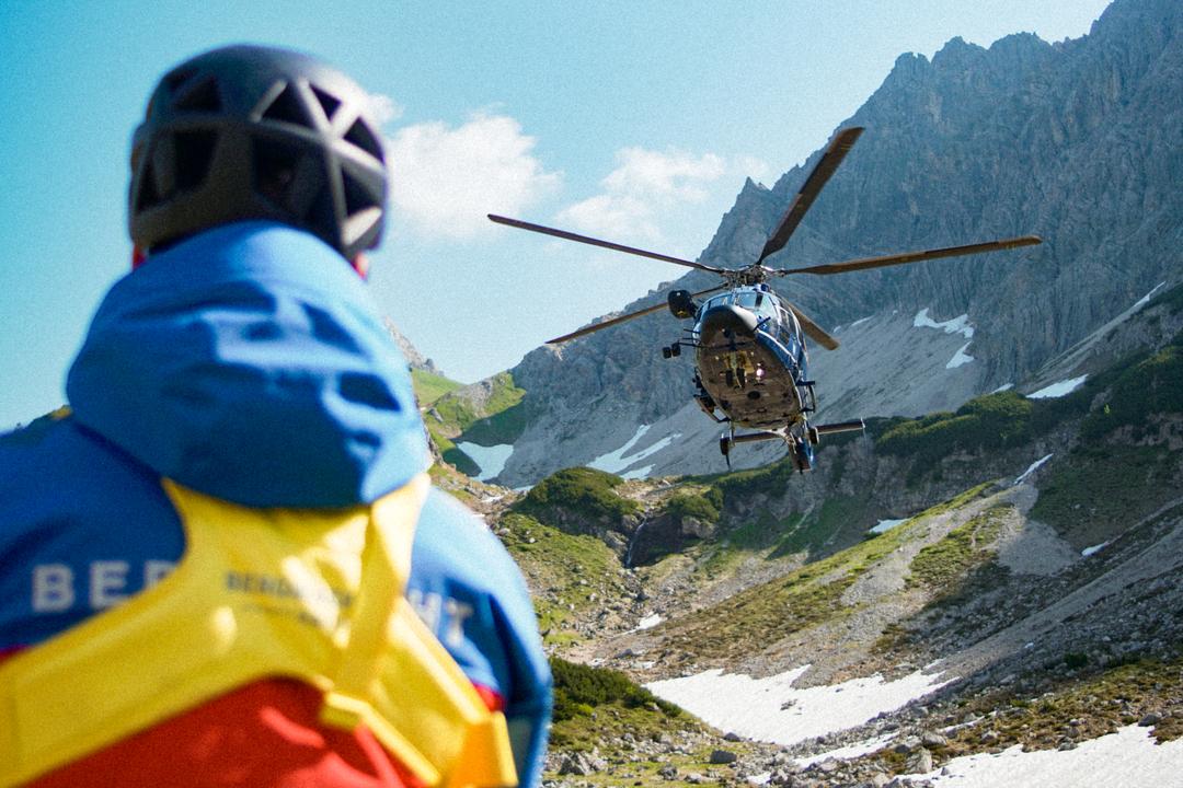 Sie helfen, wenn Bergsteiger in Not sind: Die Männer und Frauen der Bergwacht.