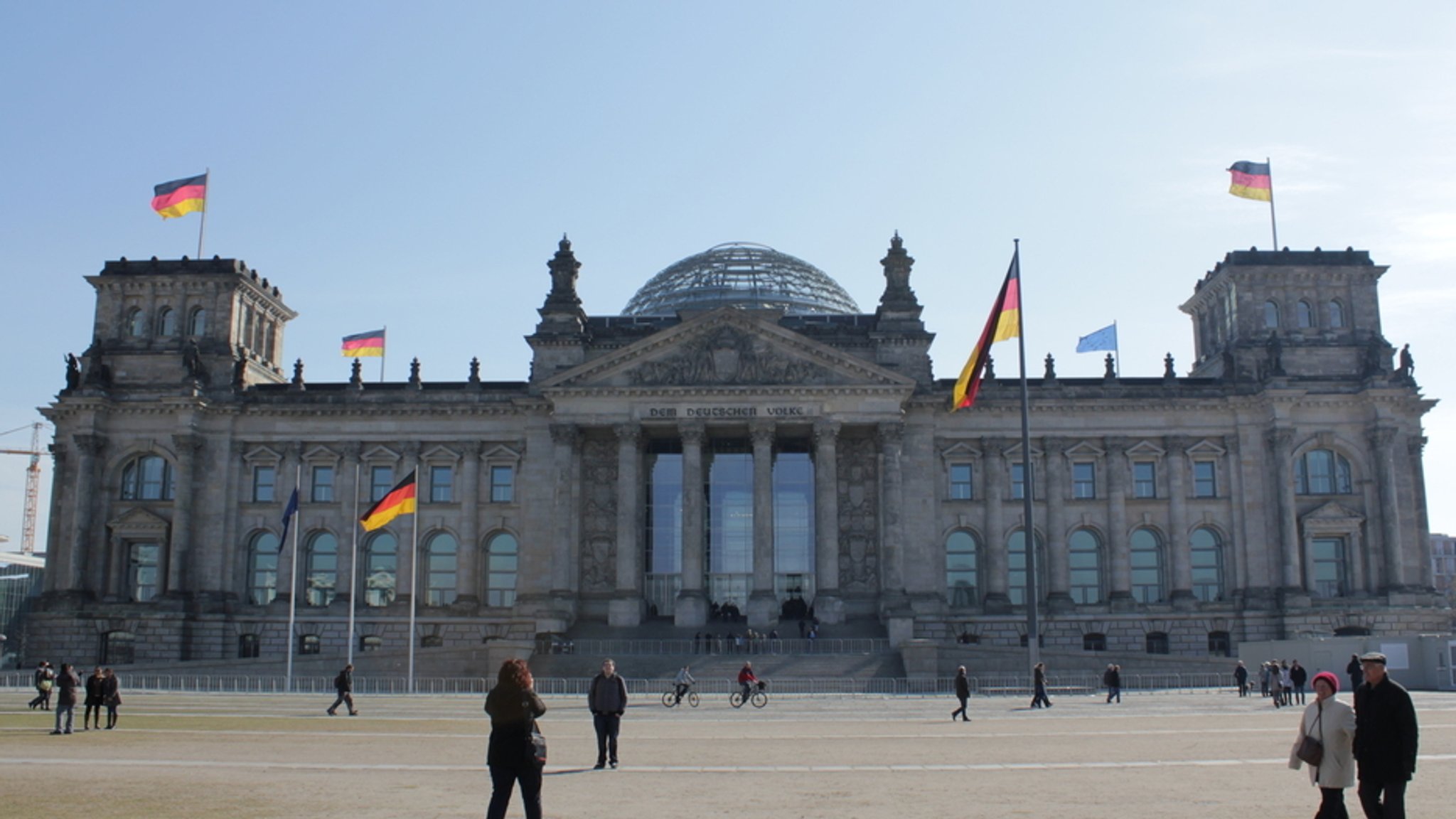 Der Reichstag in Berlin