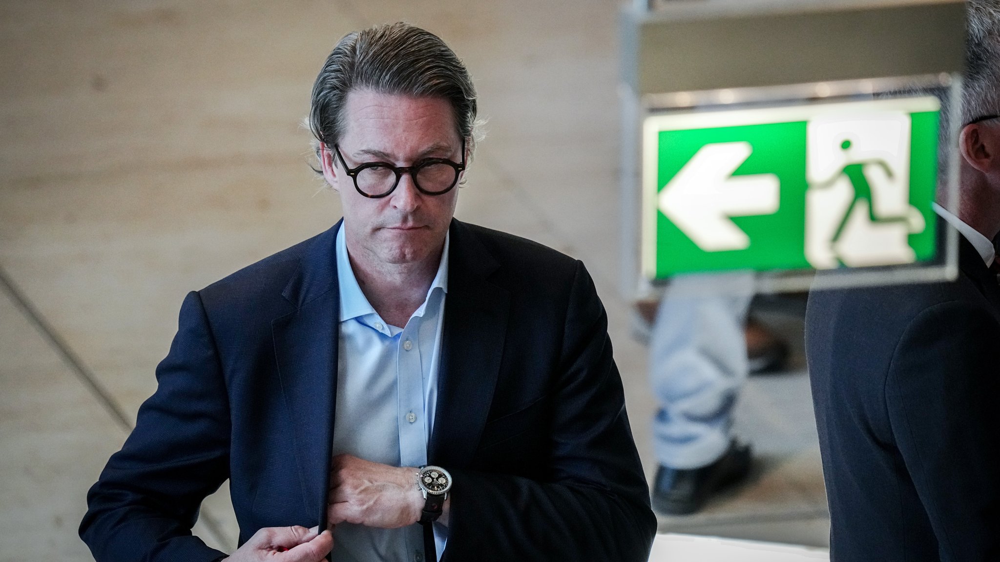 CSU-Politiker Andreas Scheuer bei einer Abstimmung im Bundestag im Juli 2023.