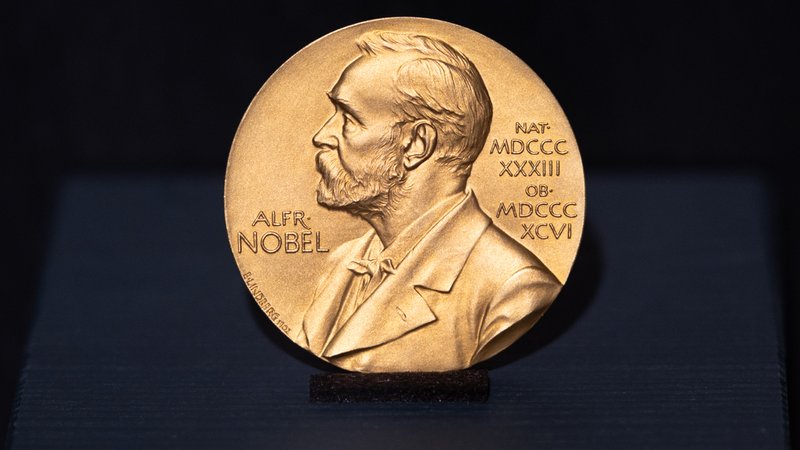 Die Literatur-Nobelpreis-Medaille, die dem deutschen Schriftsteller Grass im Jahr 1999 verliehen wurde