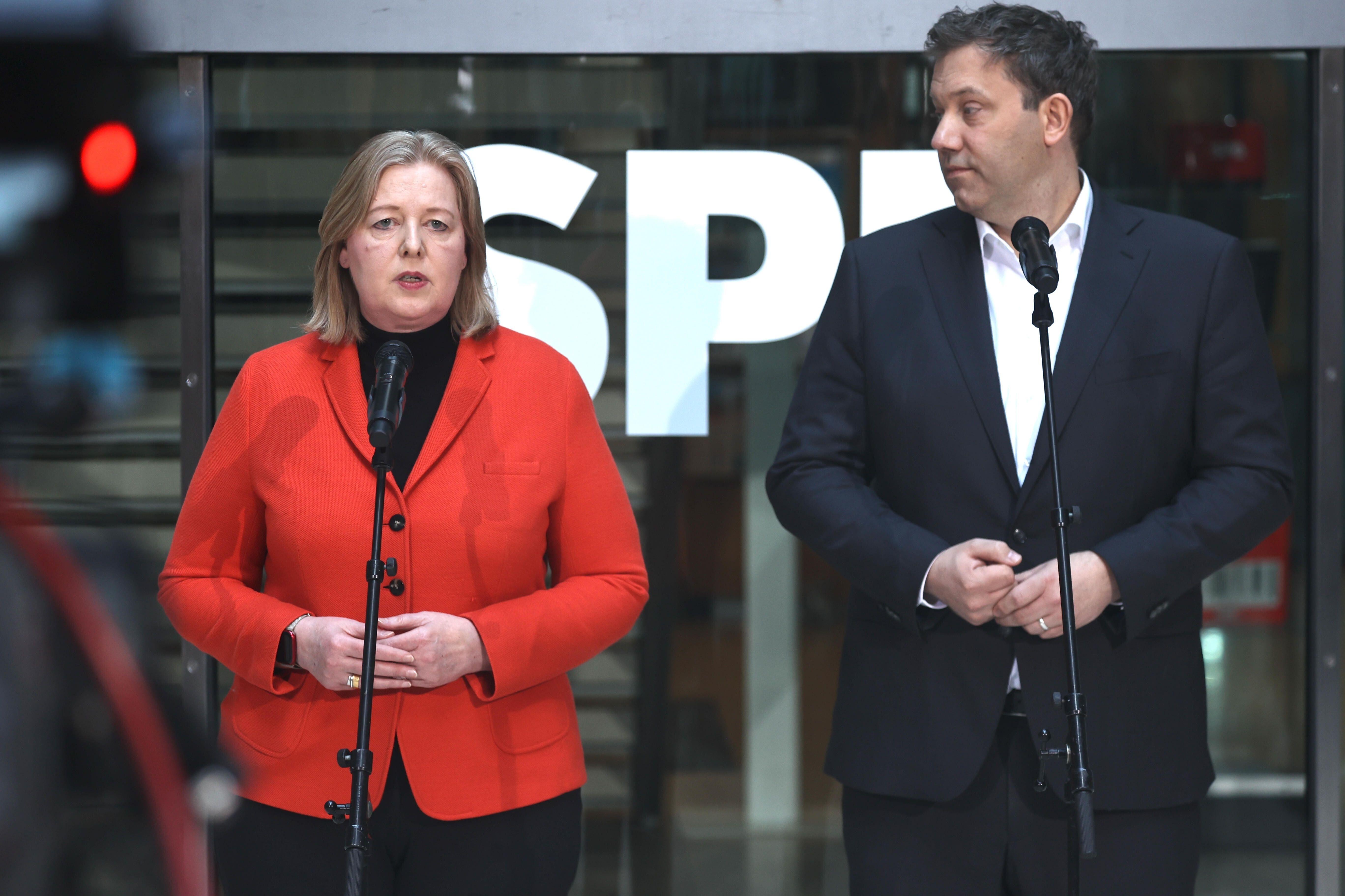 Bas und Klingbeil treten am 23.03. vor die Presse