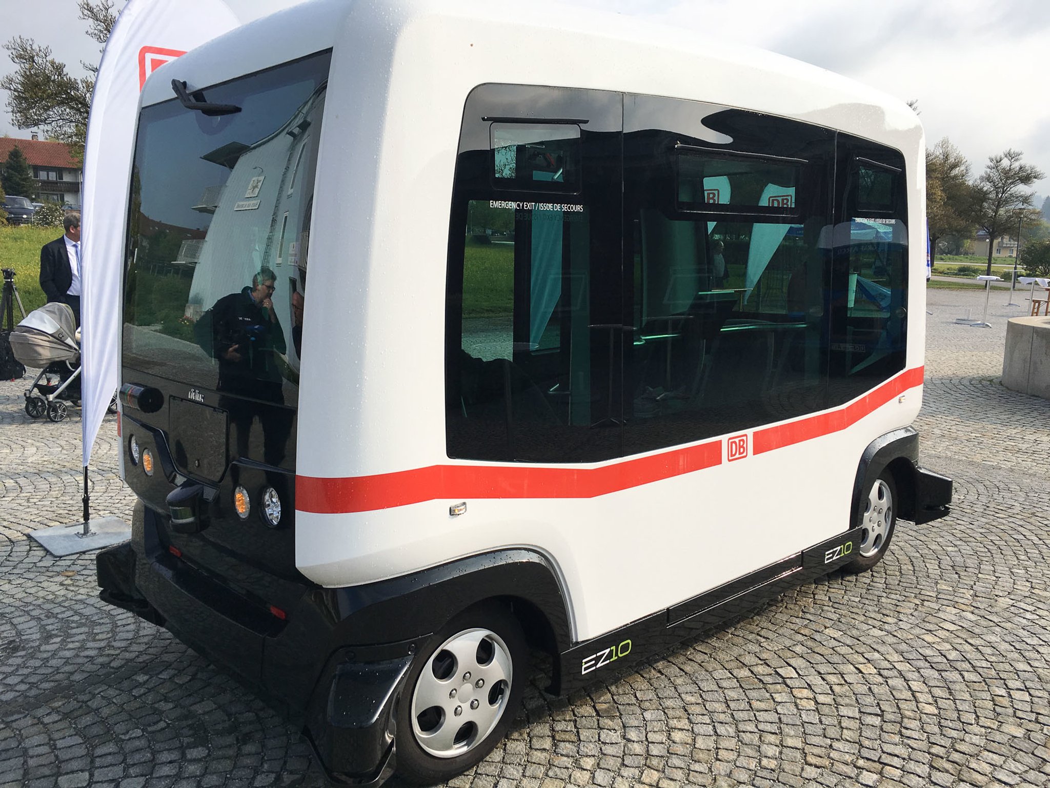 Ab heute fährt ein zweiter autonomer Bus durch Bad Birnbach