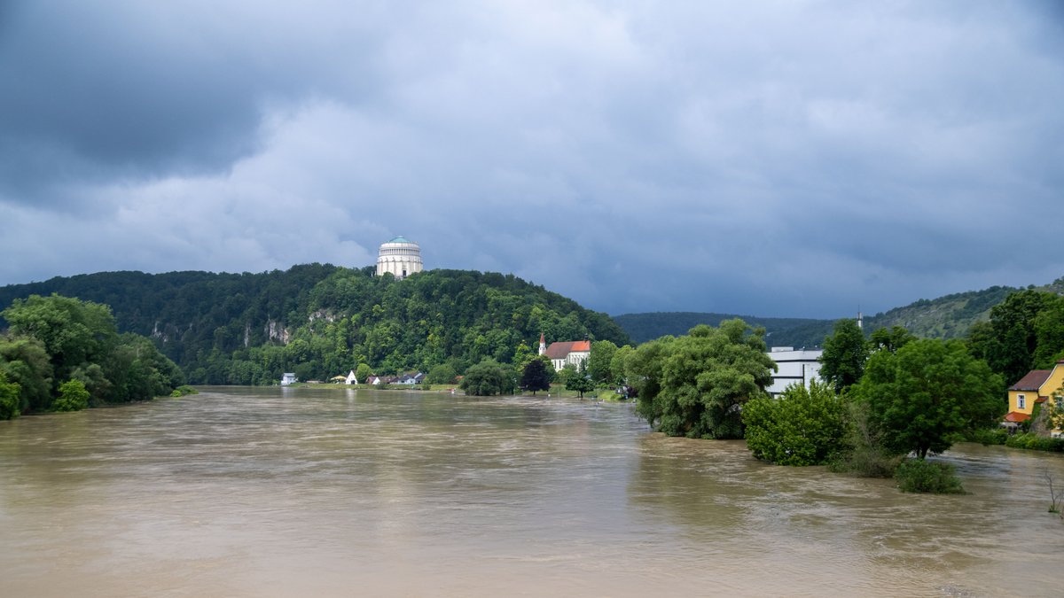 Donau-Pegel in Kelheim steigt weiter
