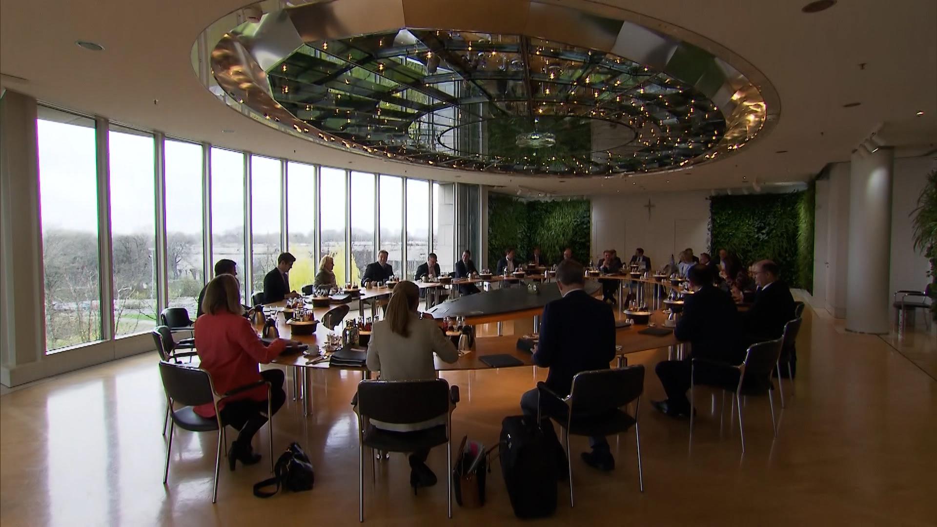 Beratungen des bayerischen Kabinetts