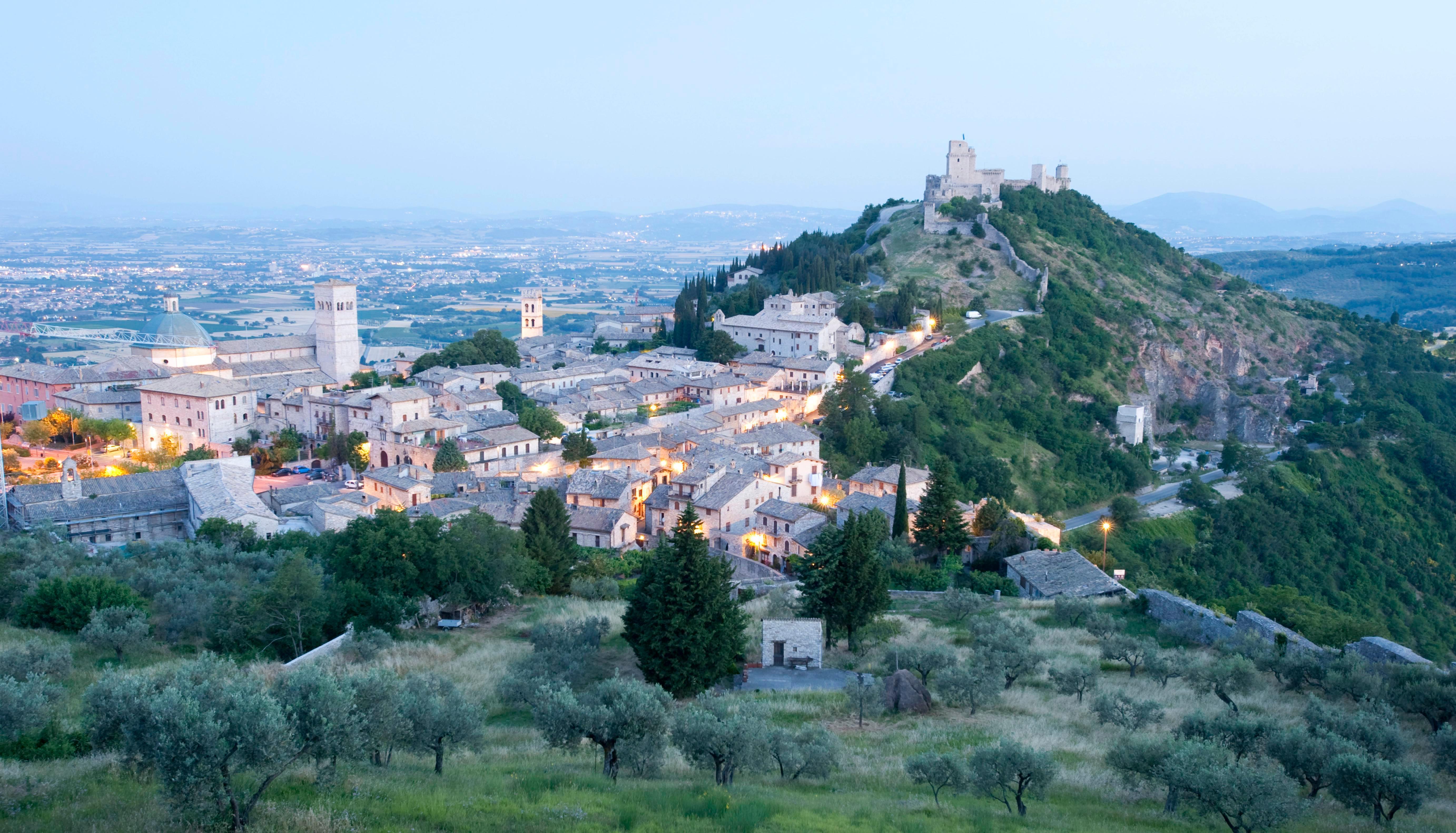 Assisi früh am Morgen (Archivbild).
