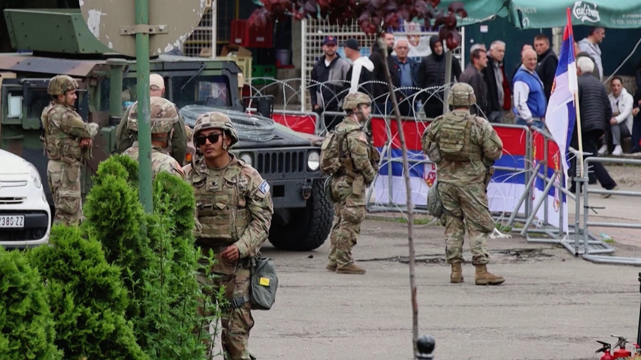 KFOR-Soldaten im Kosovo