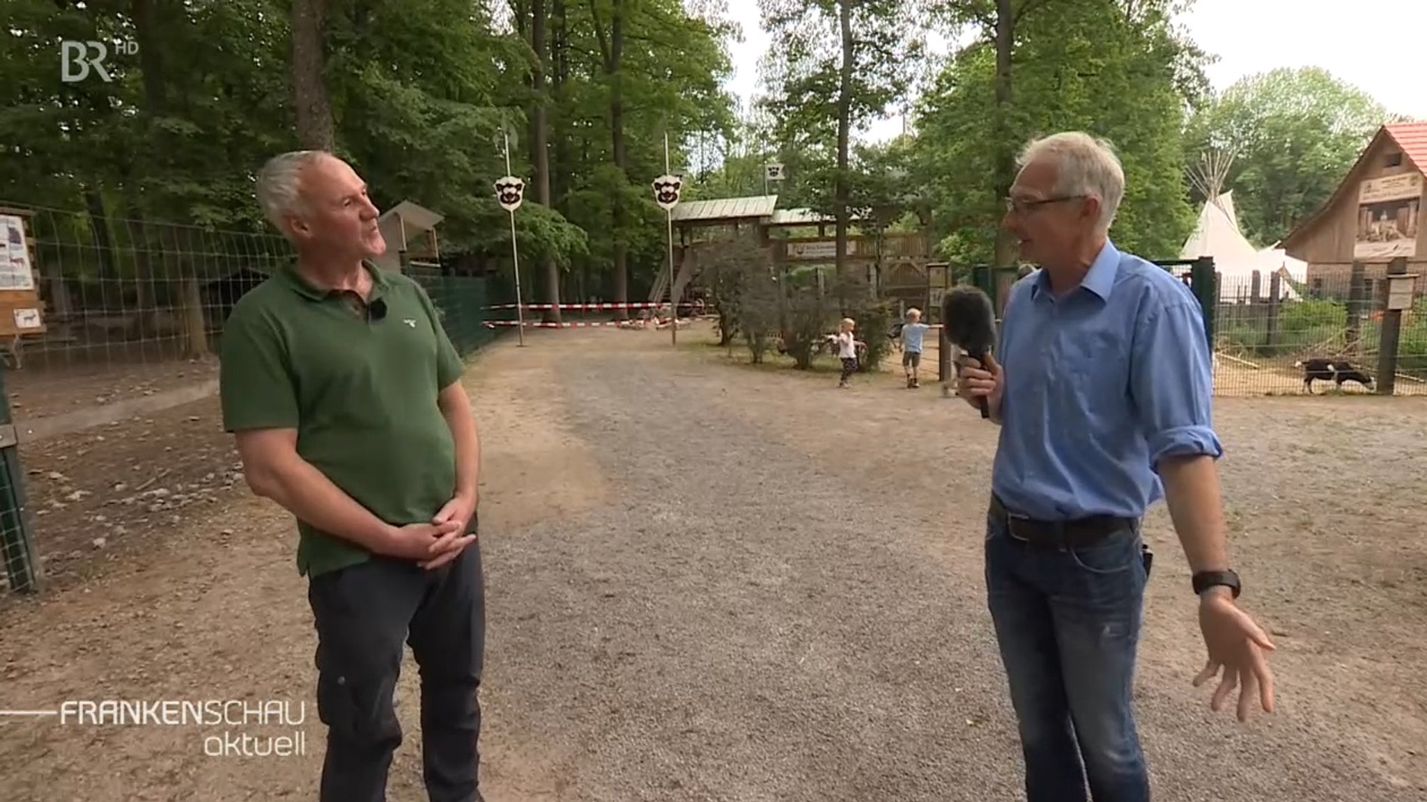 Interview mit dem Wildpark-Leiter im BR Fernsehen