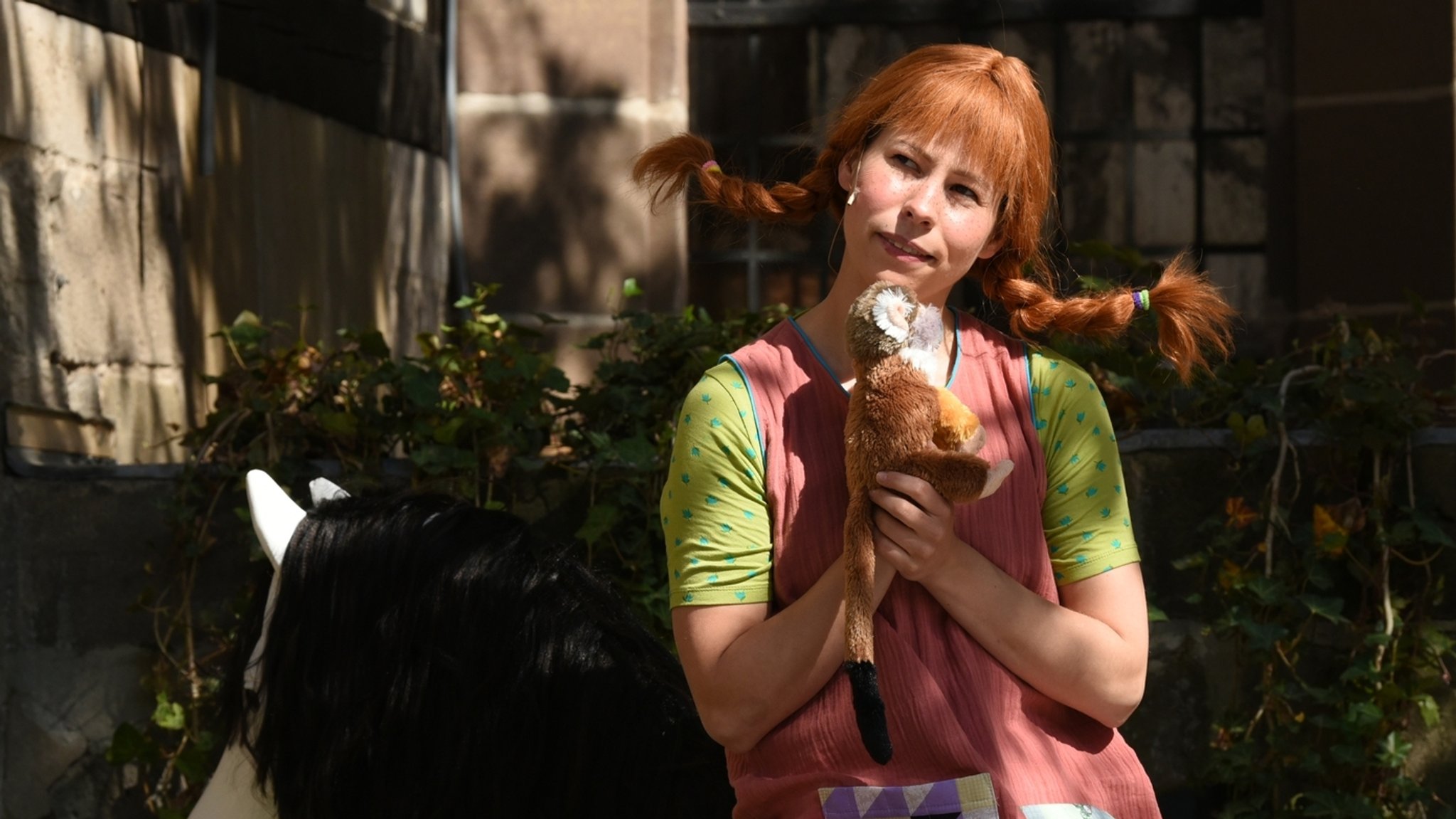 Pippi Langstrumpf bei den Kreuzgangspielen in Feuchtwangen.