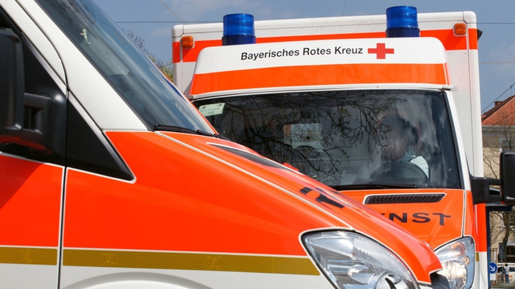 Rettungswagen des BRK (Symbolbild).