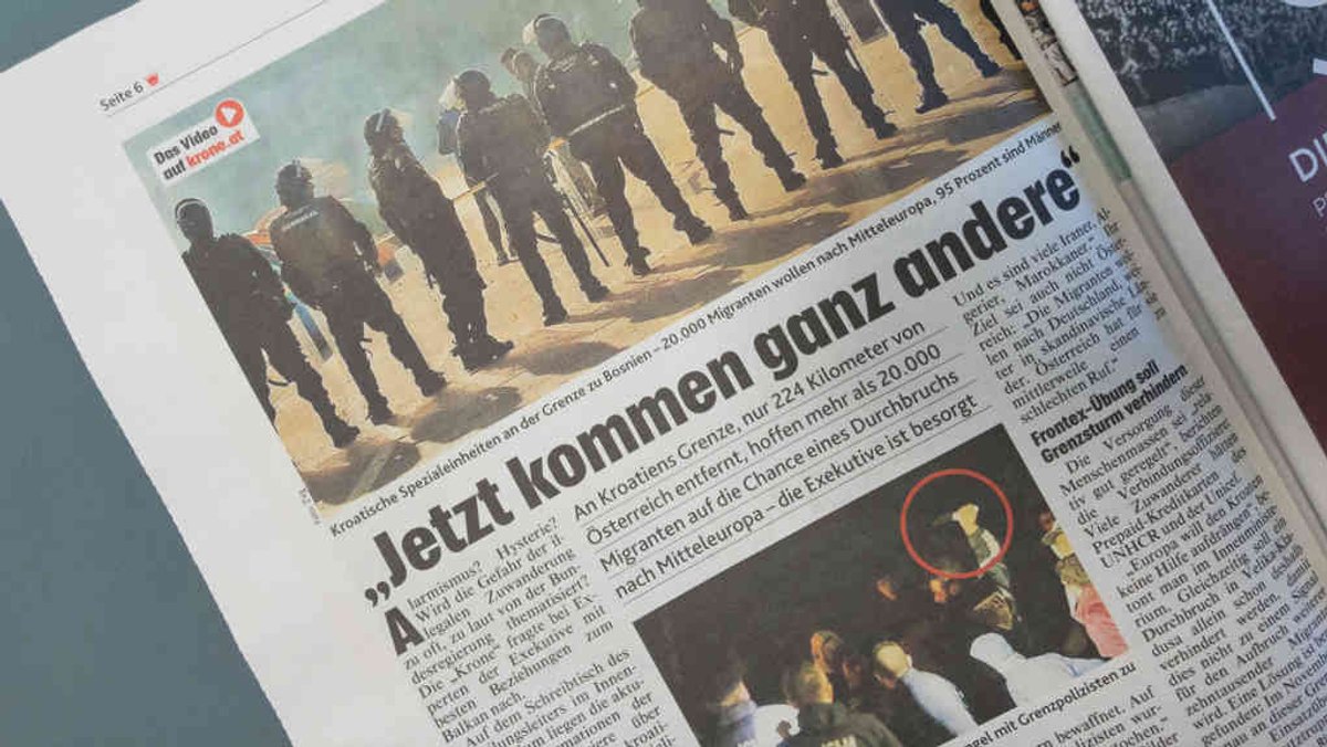 Kronen Zeitung vom 4. November 2018, S. 6