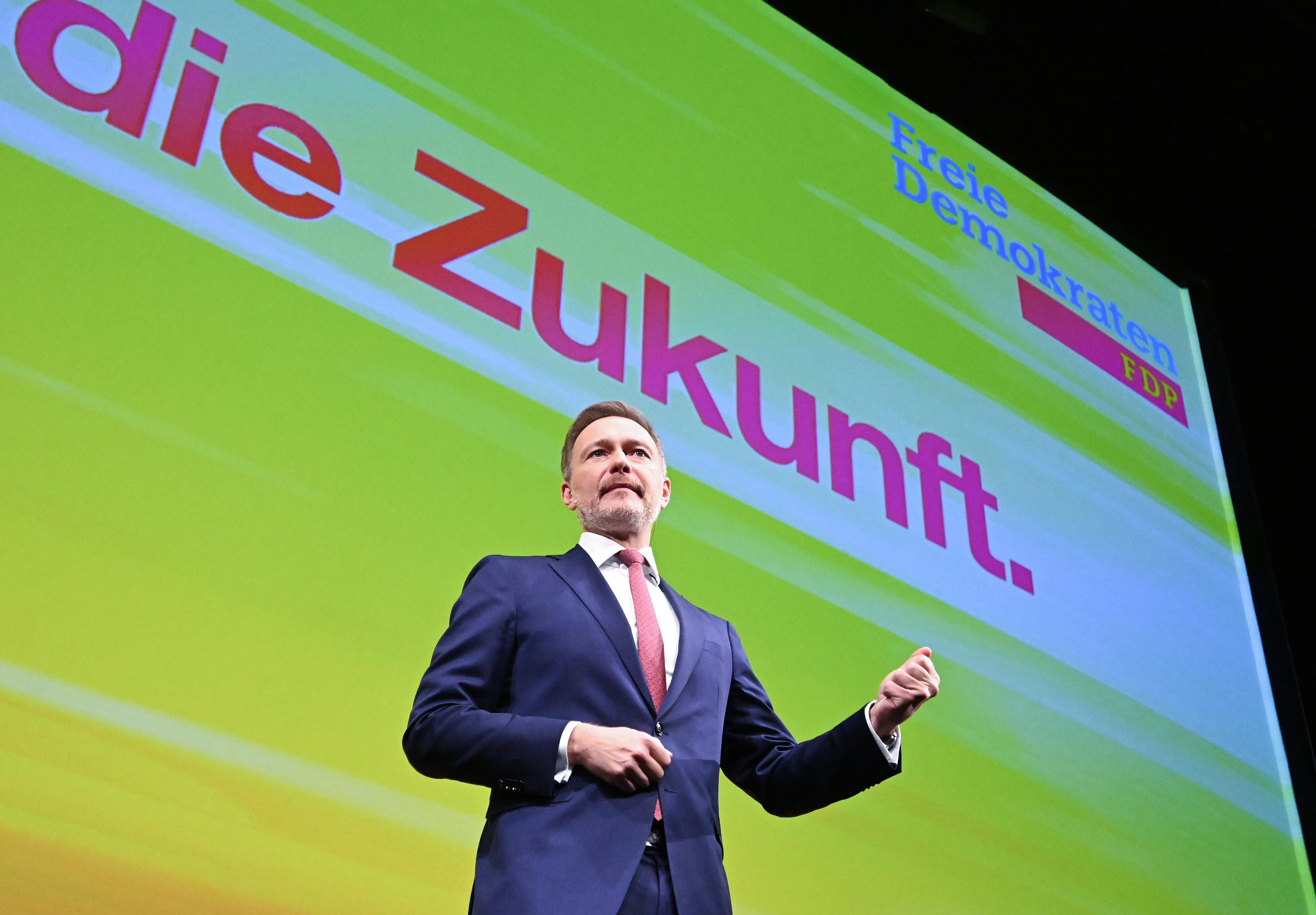 Christian Lindner, Bundesvorsitzender der FDP, spricht beim Dreikönigstreffen der FDP