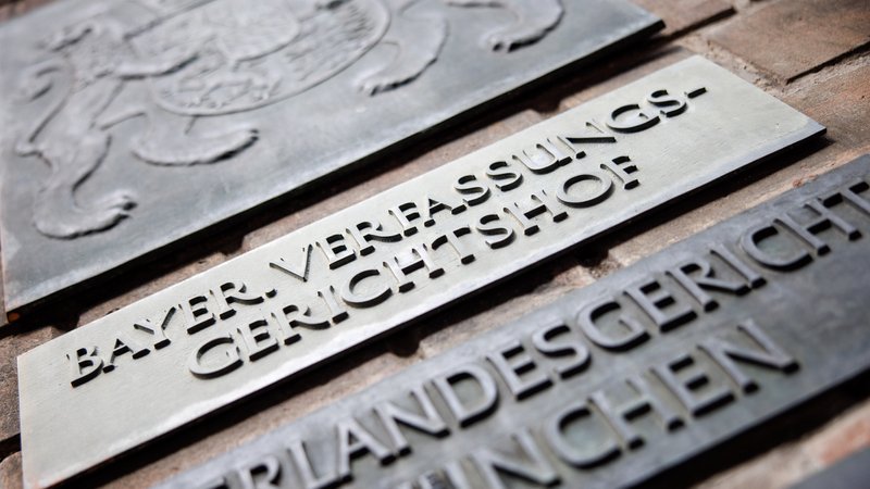 Der Bayerische Verfassungsgerichtshof in München | Bild: picture alliance / dpa / Matthias Balk Der Bayerische Verfassungsgerichtshof in München