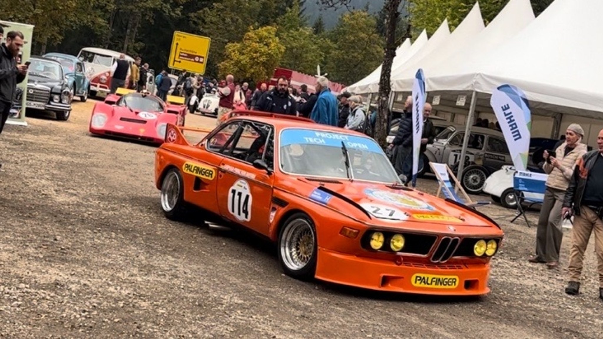 Leopold Prinz von Bayern in einem BMW 3.0 CSL von 1973