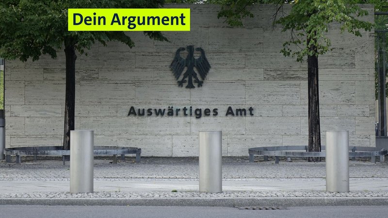 Das Auswärtige Amt in Berlin (Symbolbild) | Bild: pa/ZB/Sascha Steinach Das Auswärtige Amt in Berlin (Symbolbild)