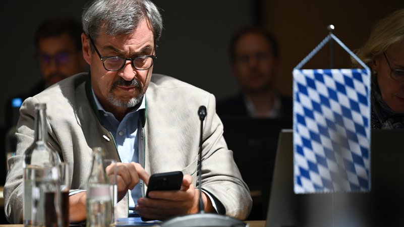 Archivbild: Ministerpräsident Markus Söder | Bild: picture alliance/dpa | Sebastian Gollnow Archivbild: Ministerpräsident Markus Söder