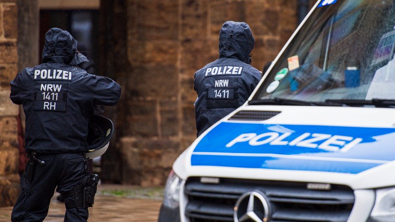 Symbolbild: Polizei in NRW | Bild: picture alliance / Noah Wedel | Noah Wedel Symbolbild: Polizei in NRW