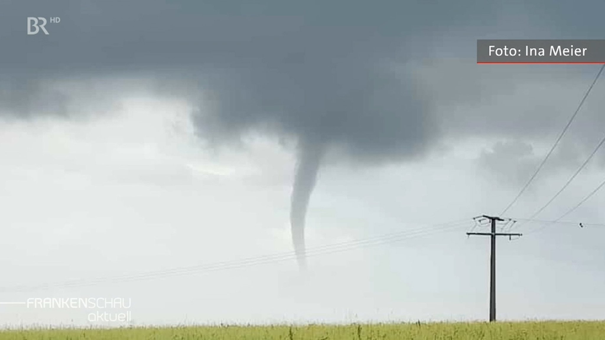 Windhose über dem Altmühlsee? Wetterphänomen bei Gunzenhausen