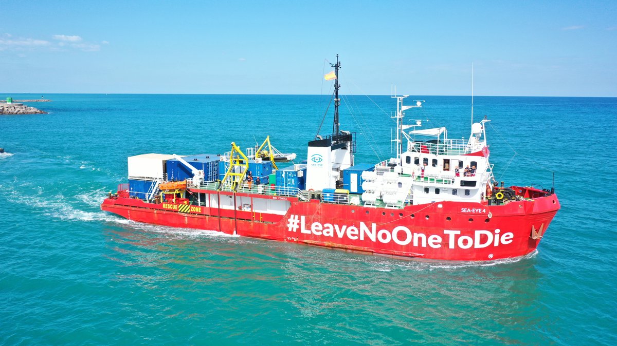 Sea-Eye verklagt Italien wegen Festsetzung von Rettungsschiff