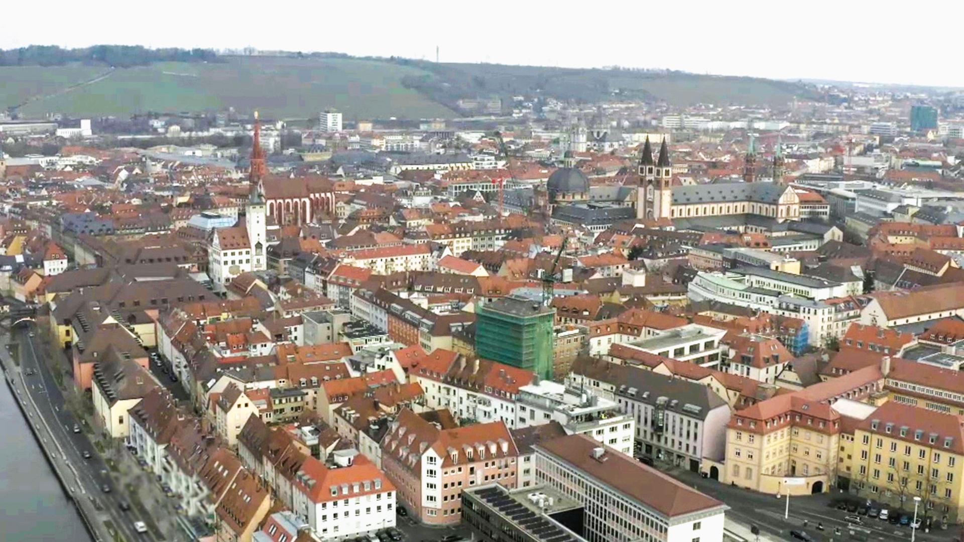 Blick auf Würzburg