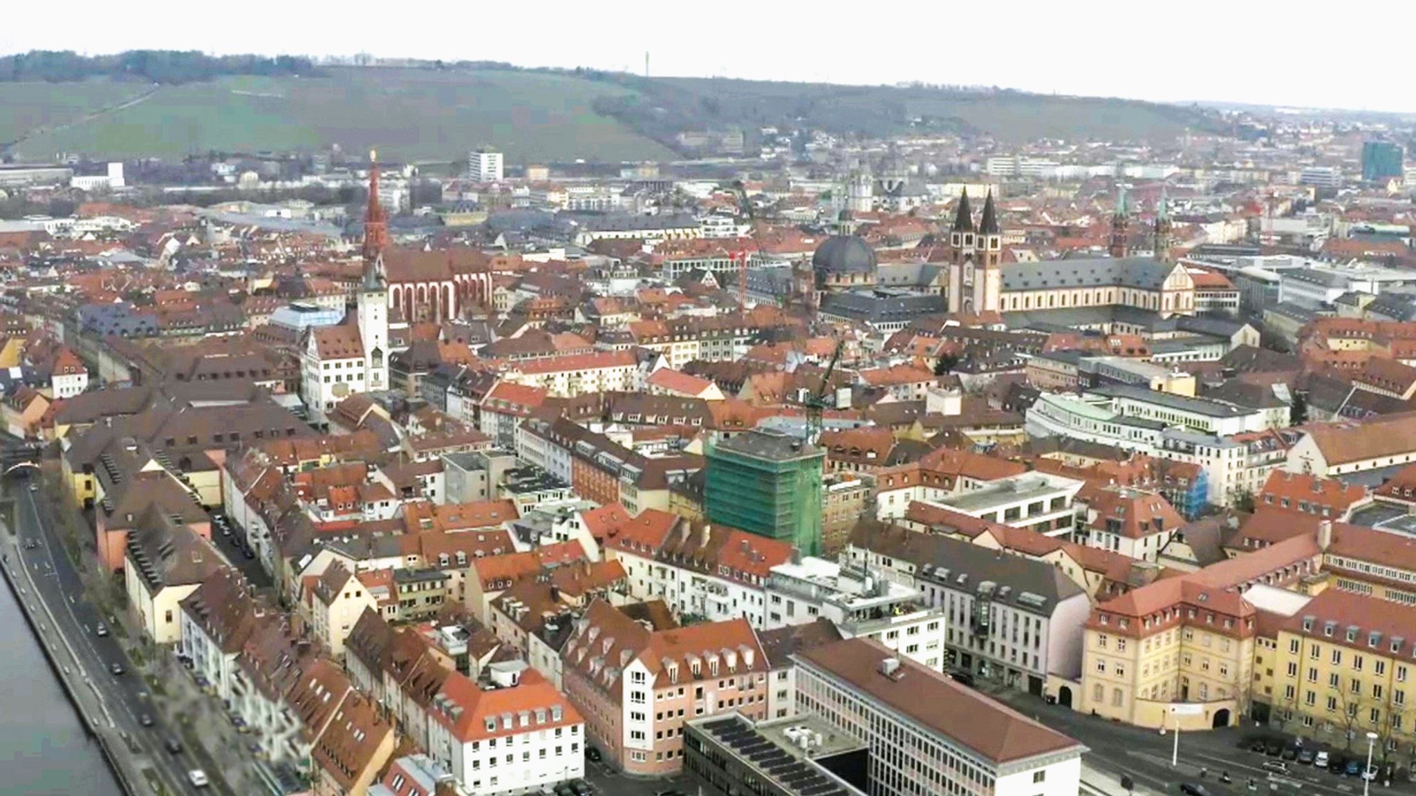 Blick auf Würzburg