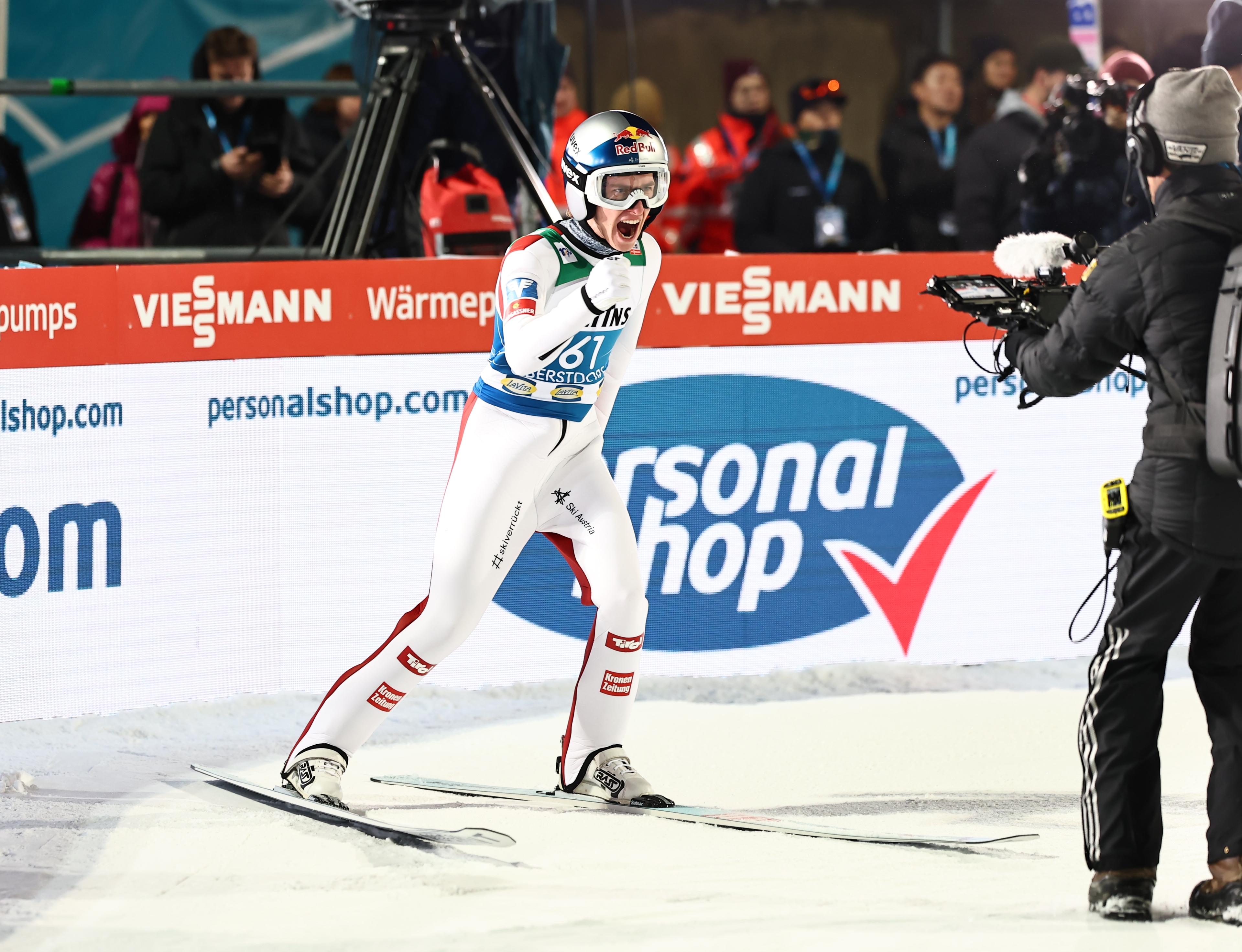Daniel Tschofening feiert Quali-Sieg in Oberstdorf