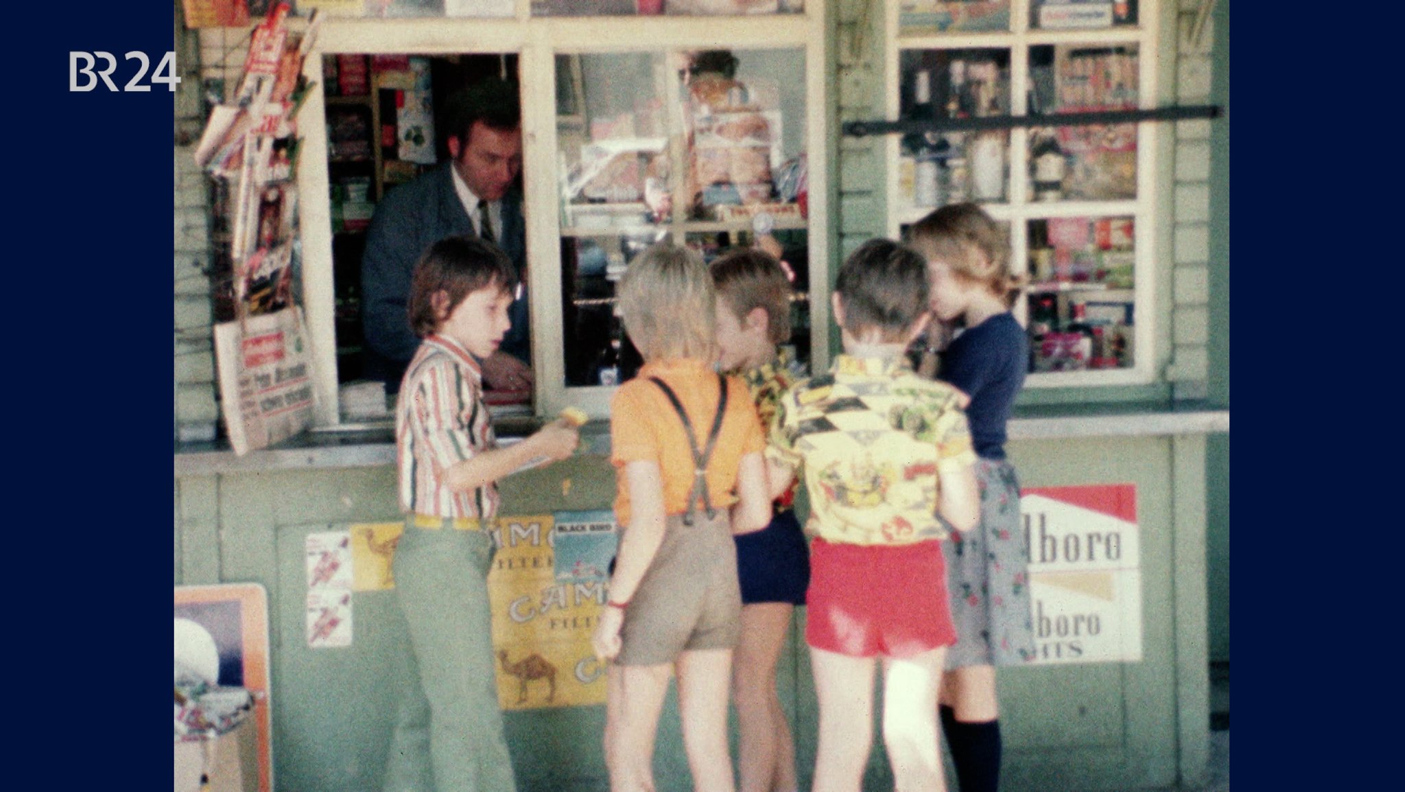 Kinder beim Einkauf am Kiosk | Bild: BR Archiv Kinder beim Einkauf am Kiosk