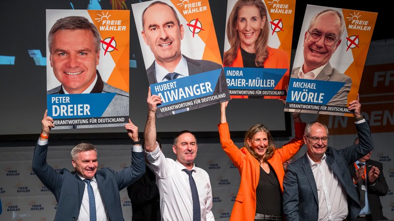 Freie Wähler: Direktkandidaten für die kommende Bundestagswahl | Bild: dpa-Bildfunk/Daniel Vogl Freie Wähler: Direktkandidaten für die kommende Bundestagswahl