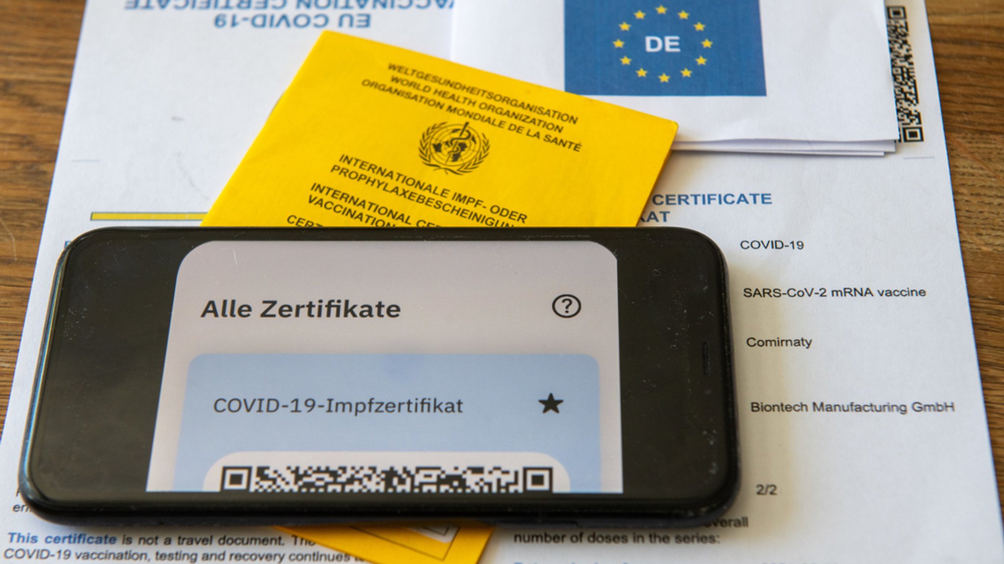 42,6 Millionen mehr digitale Impfzertifikate als Impfungen