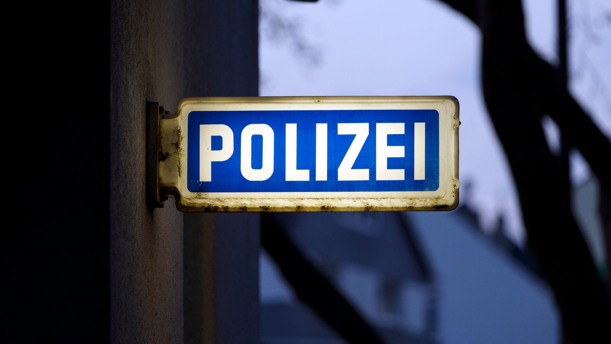 Polizeiwache in einem Stadtgebiet