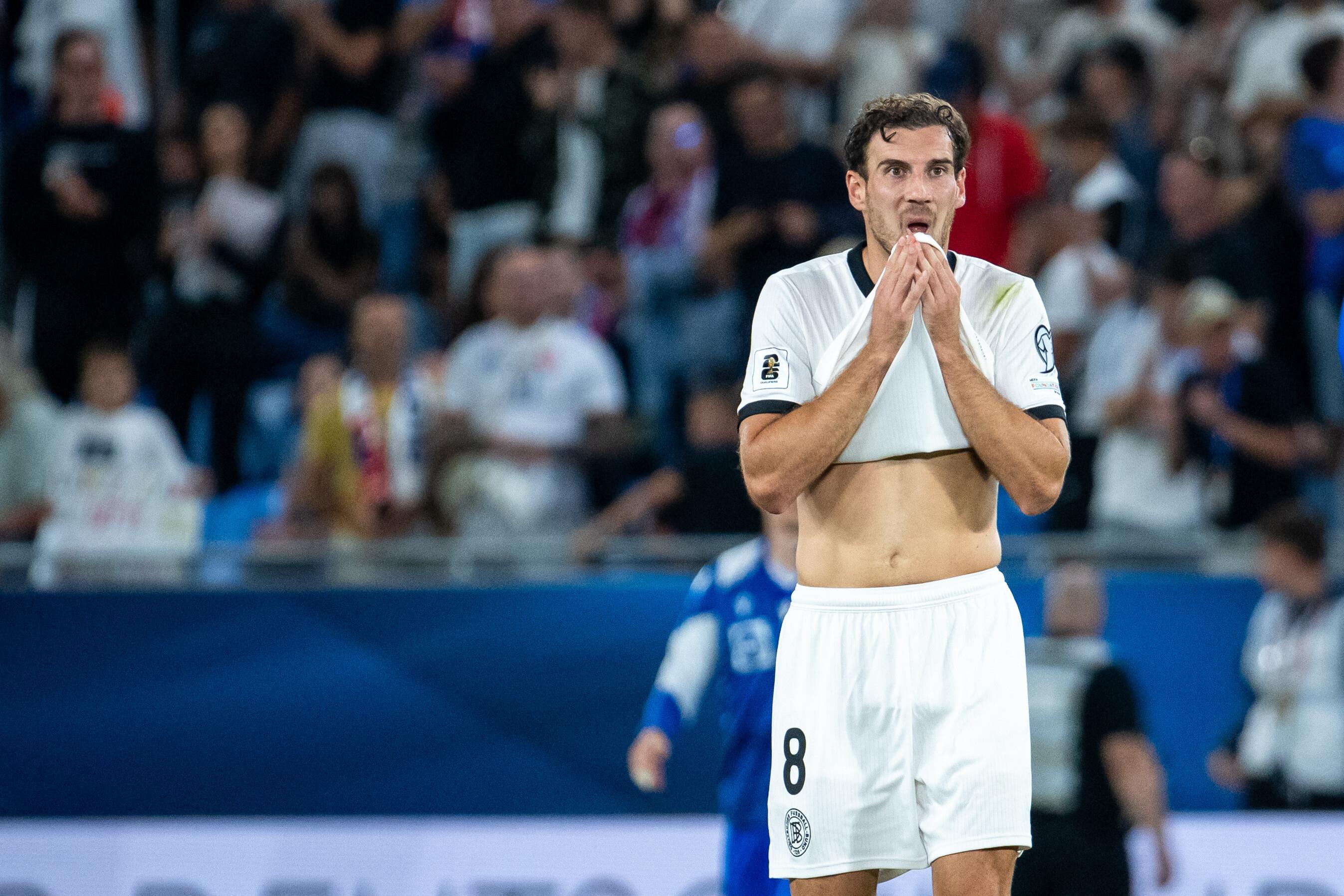 Fassungslos nach der Niederlage in Bratislava: Leon Goretzka