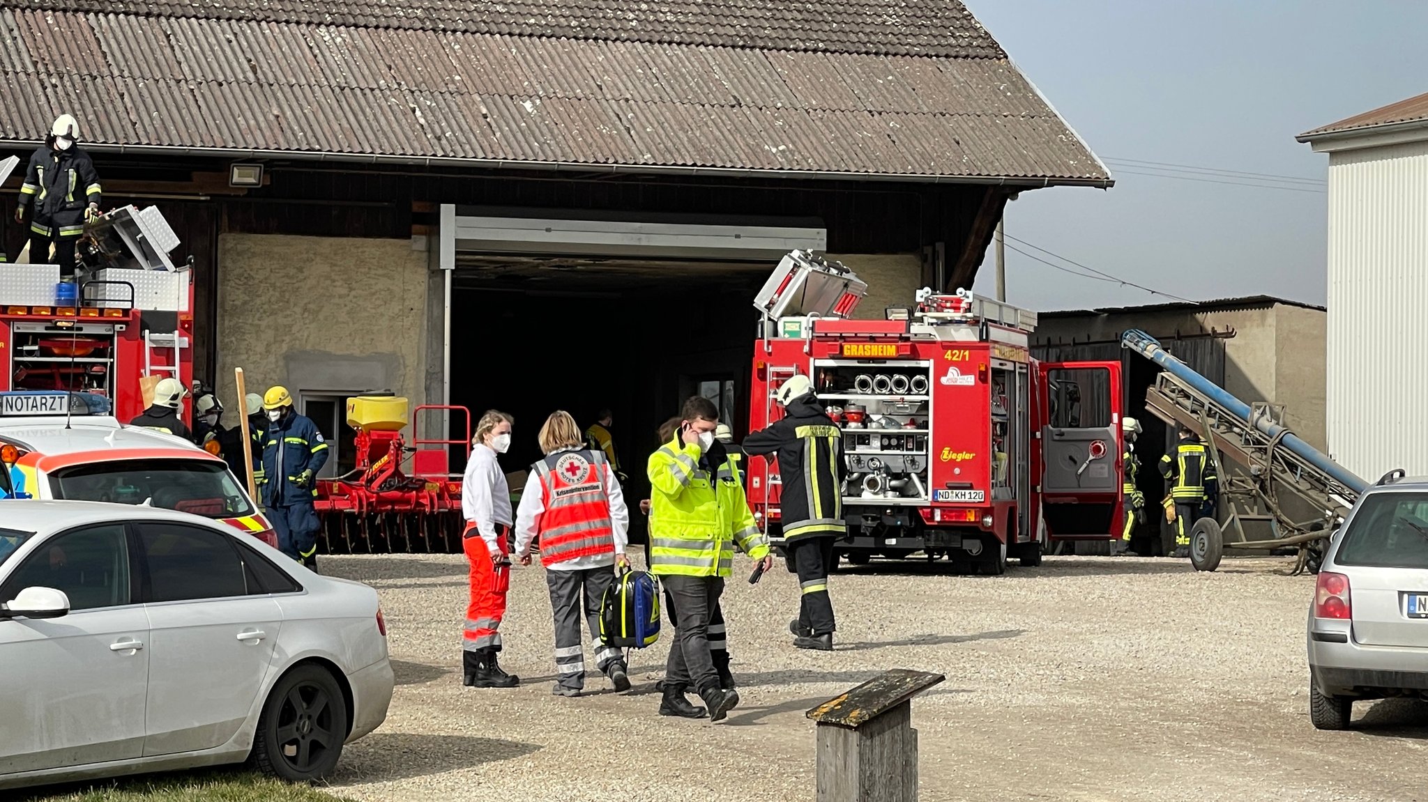 Kreis Neuburg-Schrobenhausen: Mann stirbt am Getreidesilo