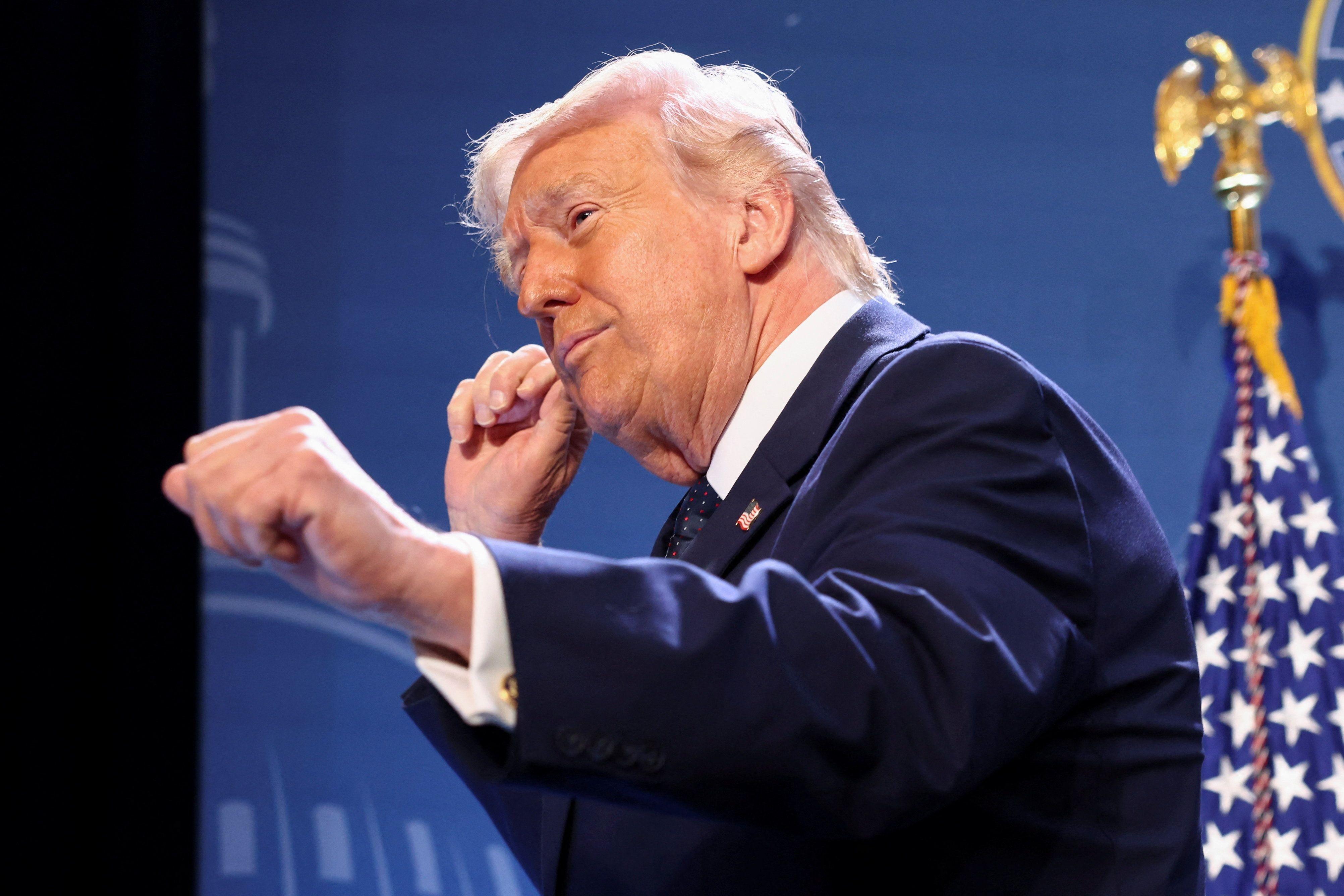 Donald Trump bei einem Auftritt in Miami am 9. März