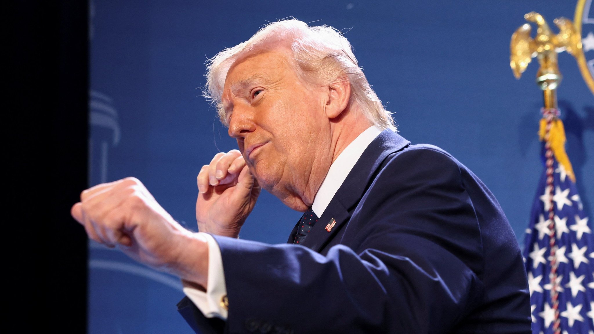 Donald Trump bei einem Auftritt in Miami am 9. März