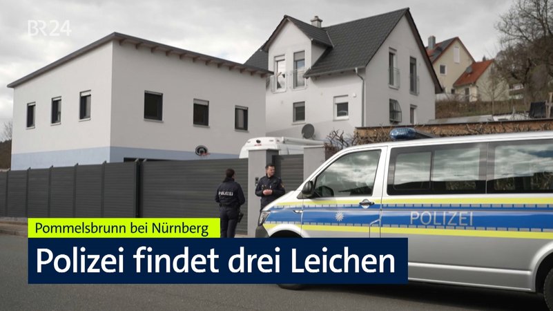 Polizei findet drei Leichen in Pommelsbrunn bei Nürnberg | Bild: BR Polizei findet drei Leichen in Pommelsbrunn bei Nürnberg