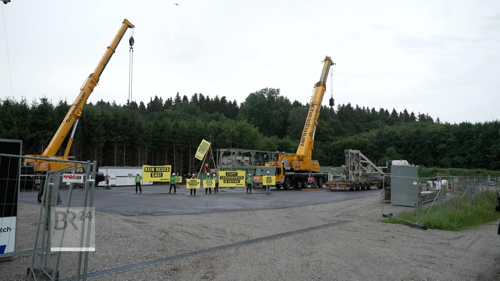 Erdgas-Probebohrungen bei Landsberg