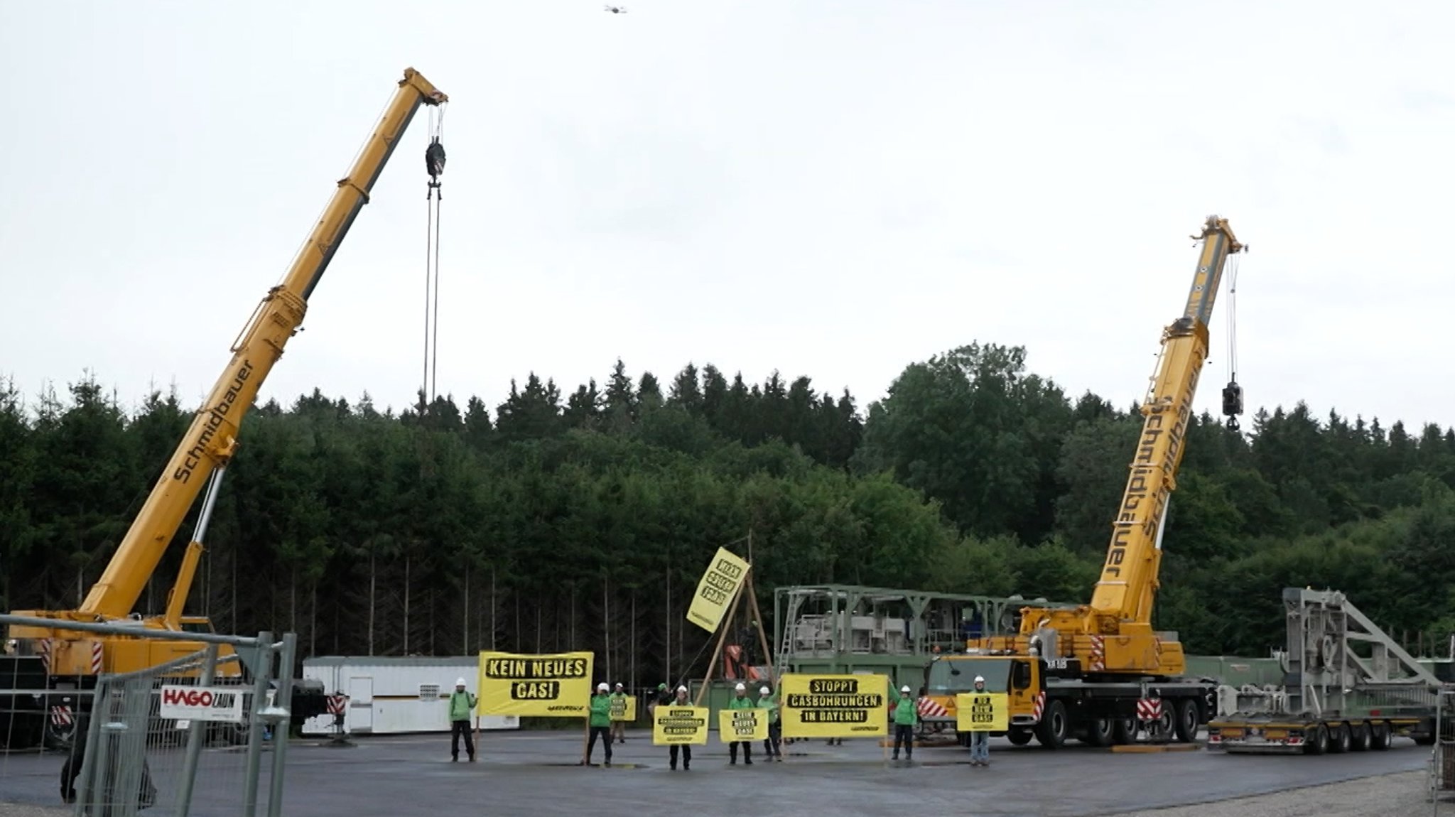Erdgas-Probebohrungen bei Landsberg
