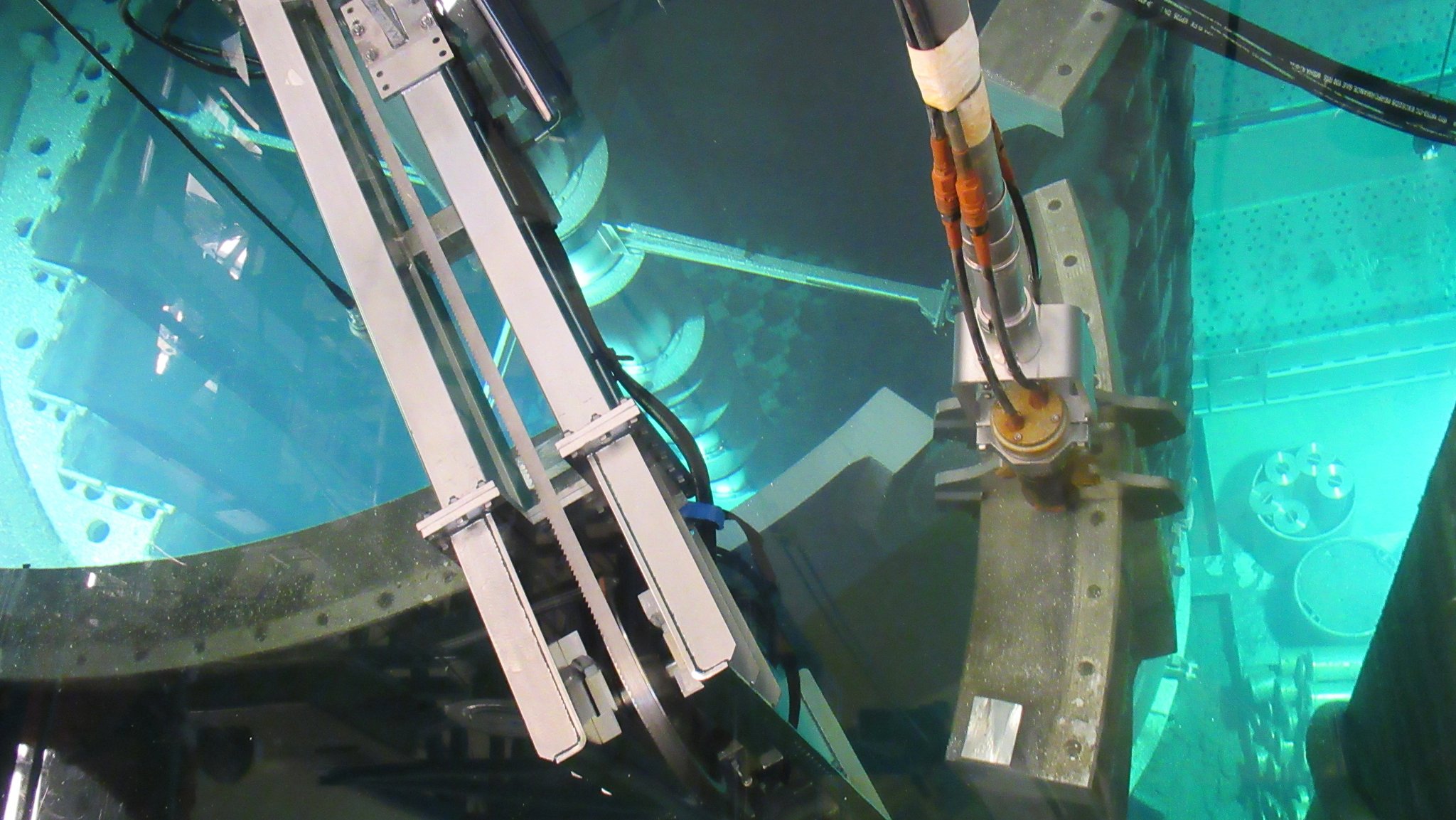 Rückbau-Arbeiten im stillgelegten AKW Isar 2. | Bild: Preussen Elektra Rückbau-Arbeiten im stillgelegten AKW Isar 2.