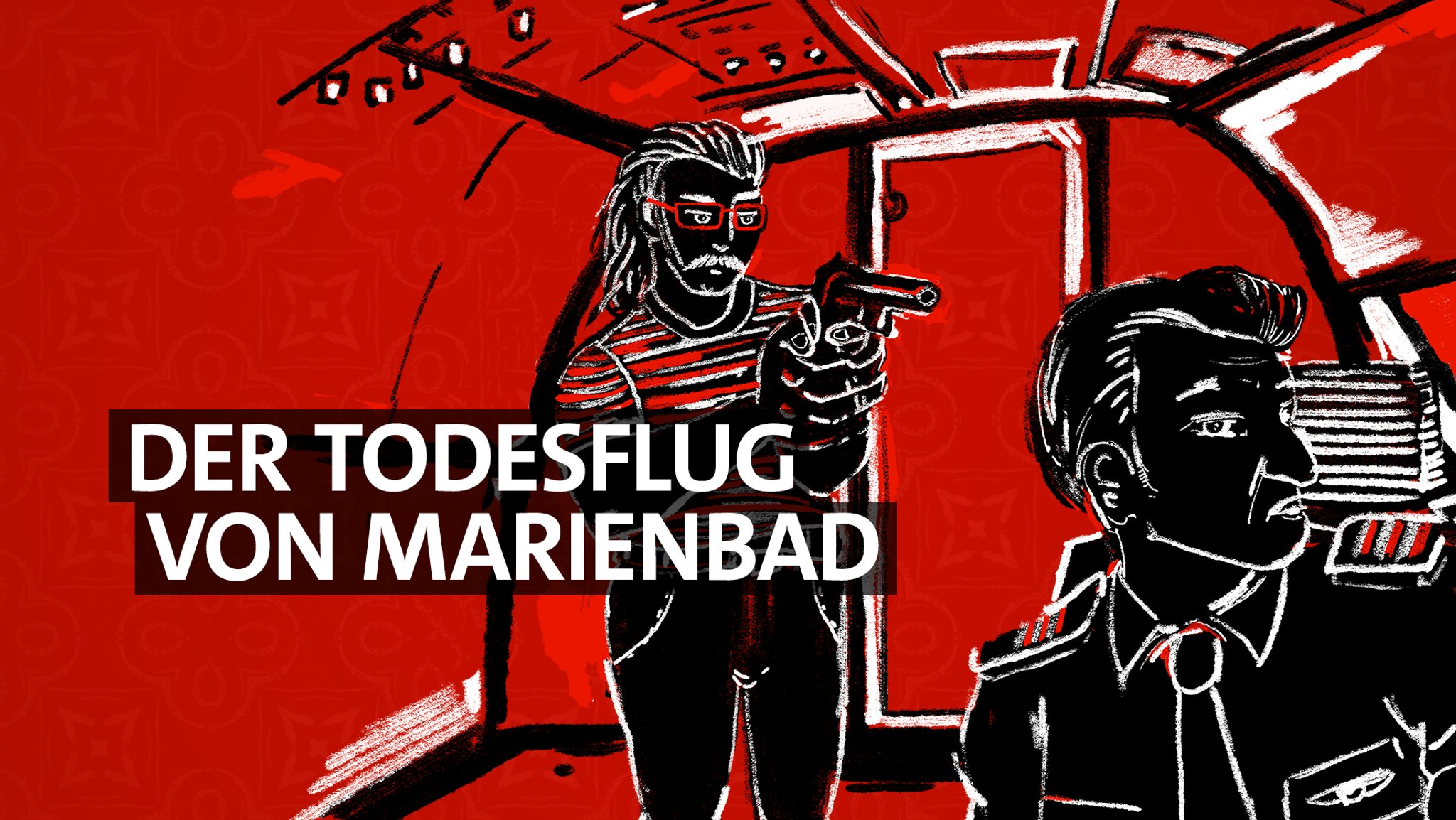 Illustration: Der Todesflug von Marienbad