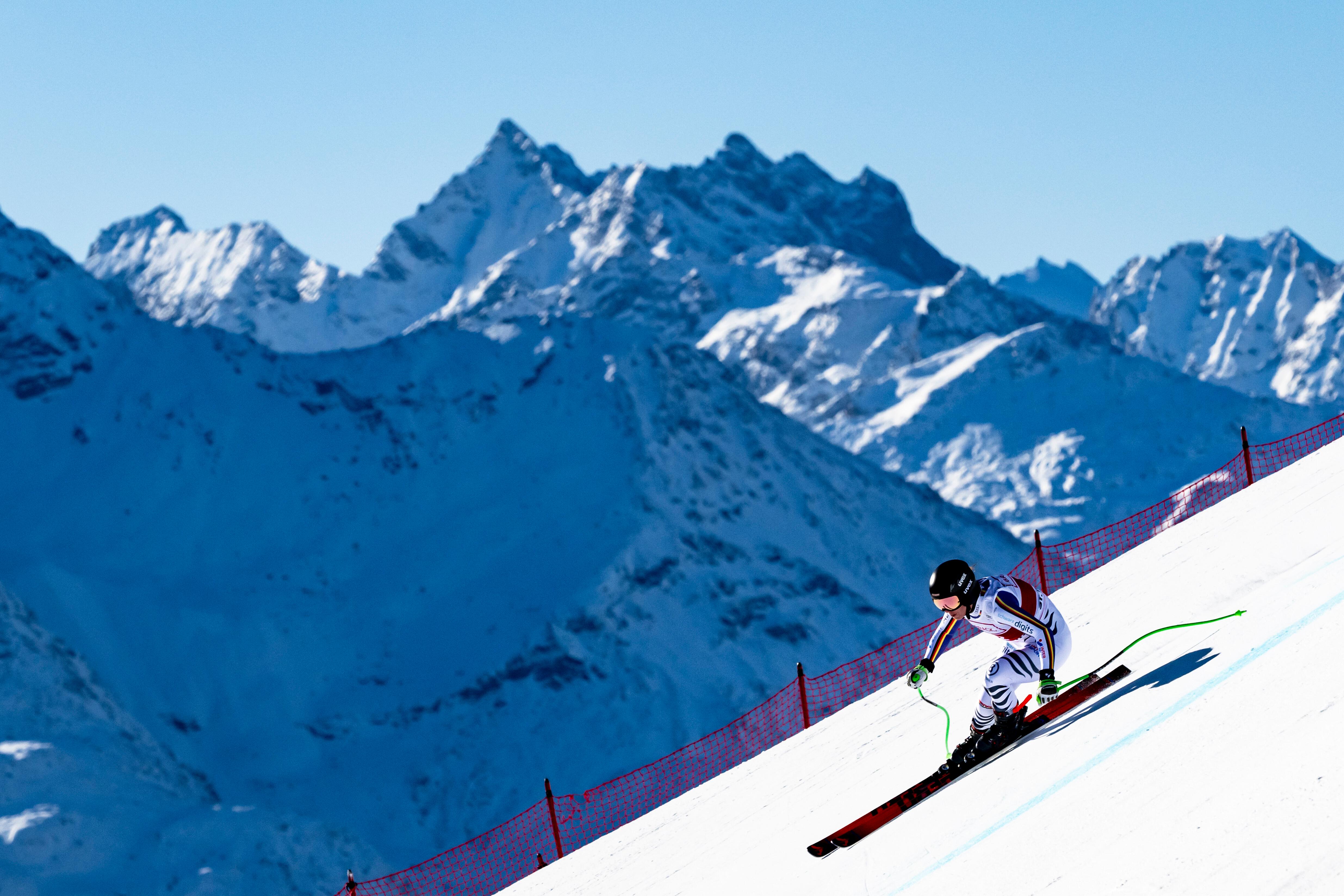 Kira Weidle-Winkelmann im Training in St. Moritz