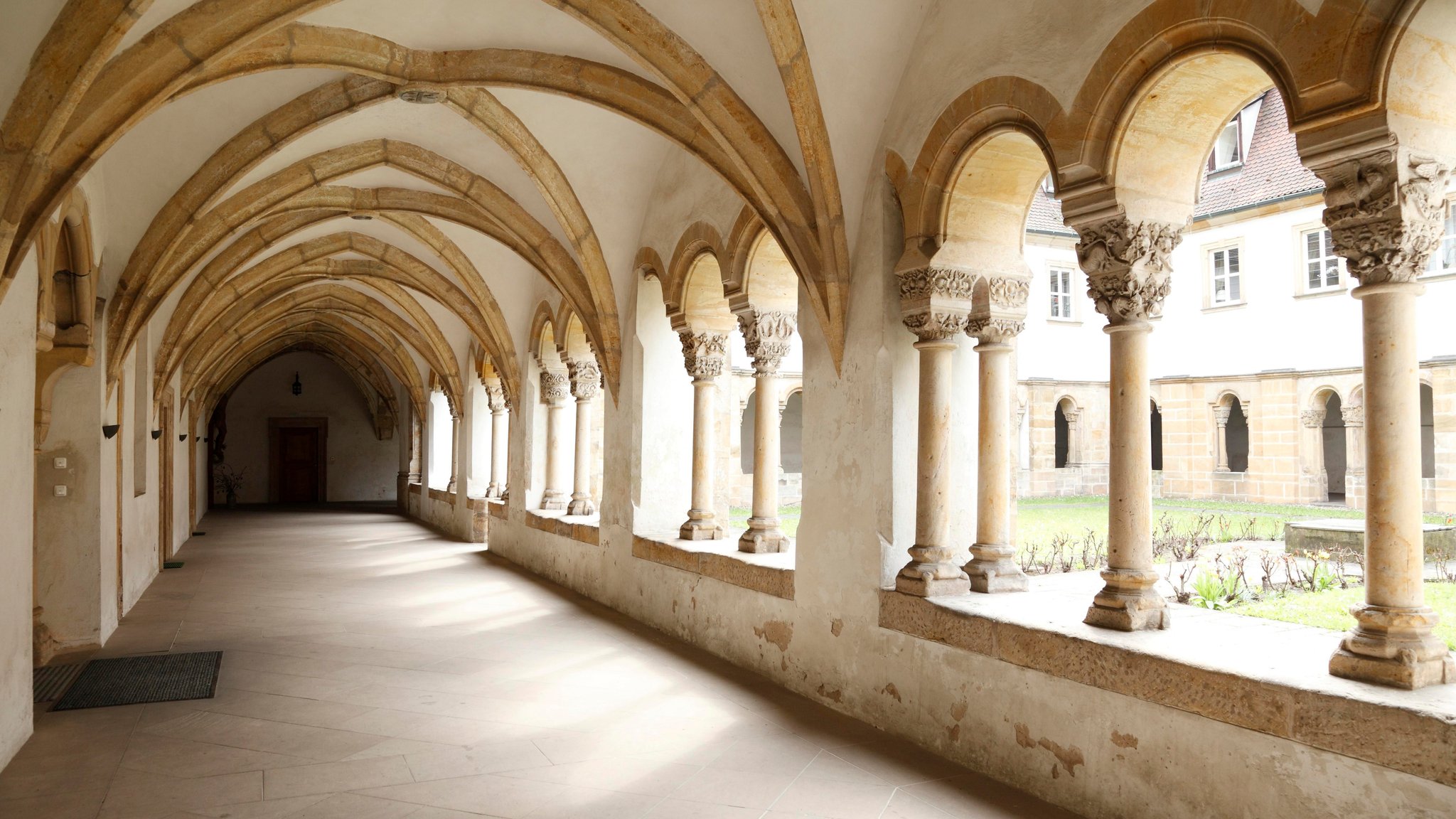 Kreuzgang des Karmelitenklosters, Kloster St. Maria und St. Theodor am Kaulberg, Bamberg