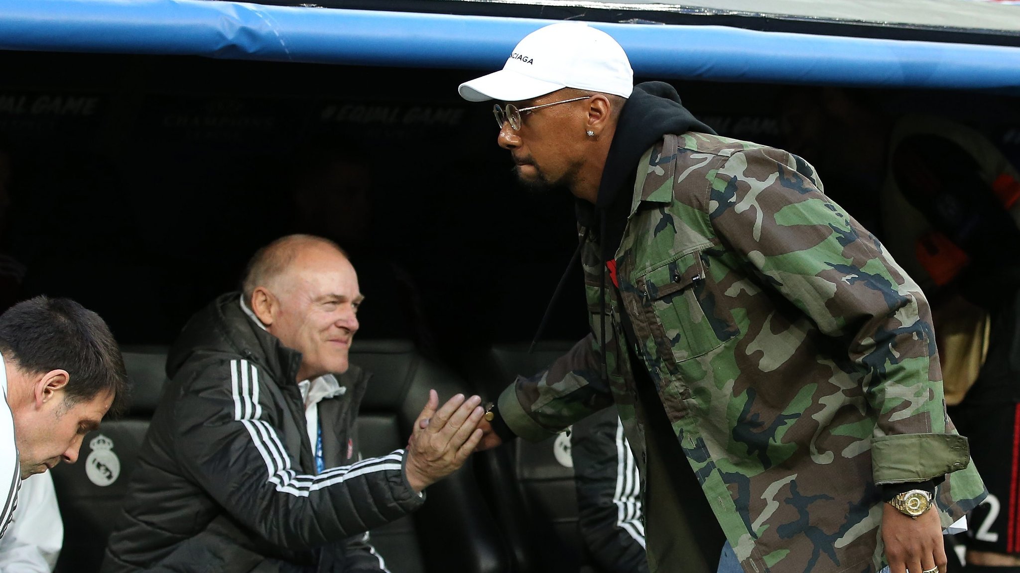 Hermann Gerland und Jérôme Boateng