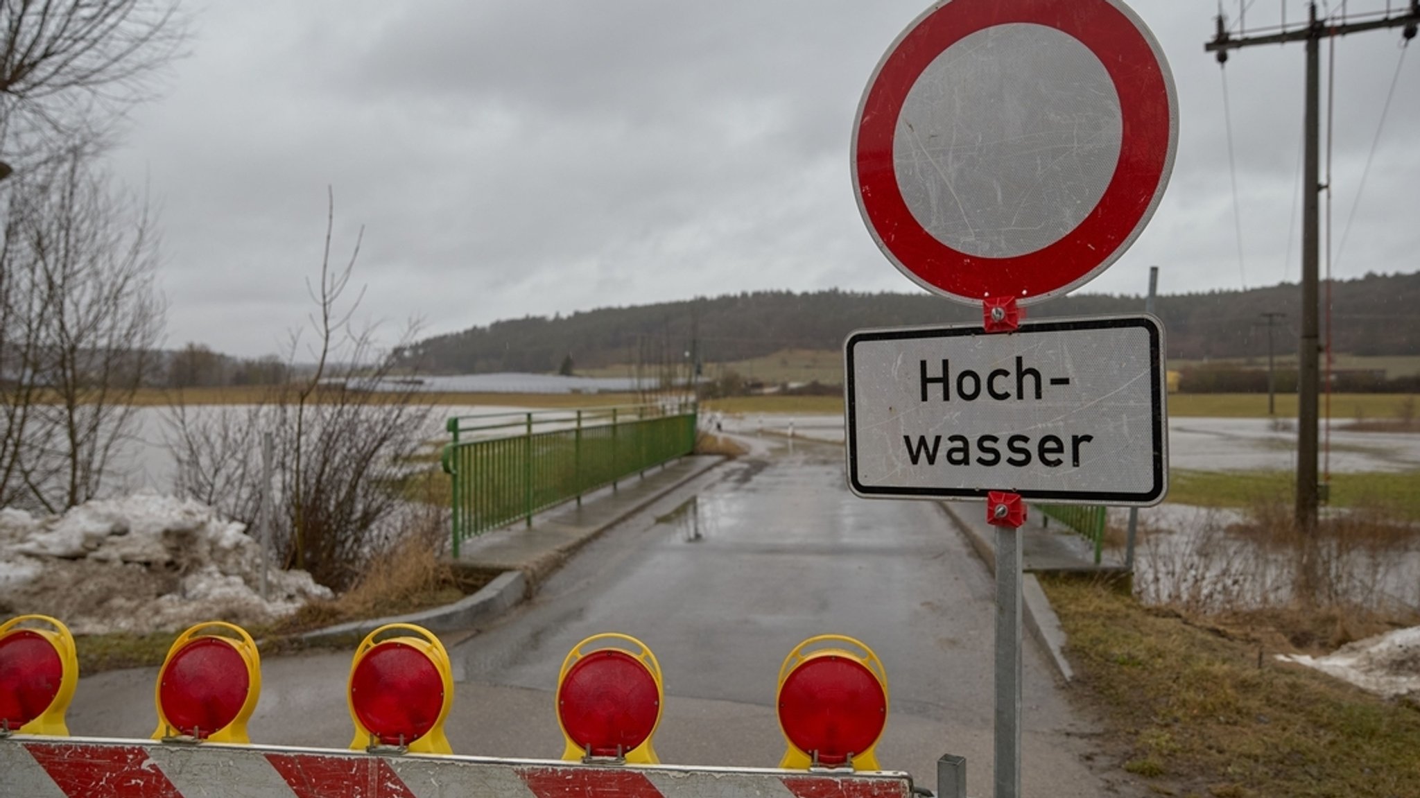 Tauwetter und Regen: In Bayern steigt die Hochwassergefahr 